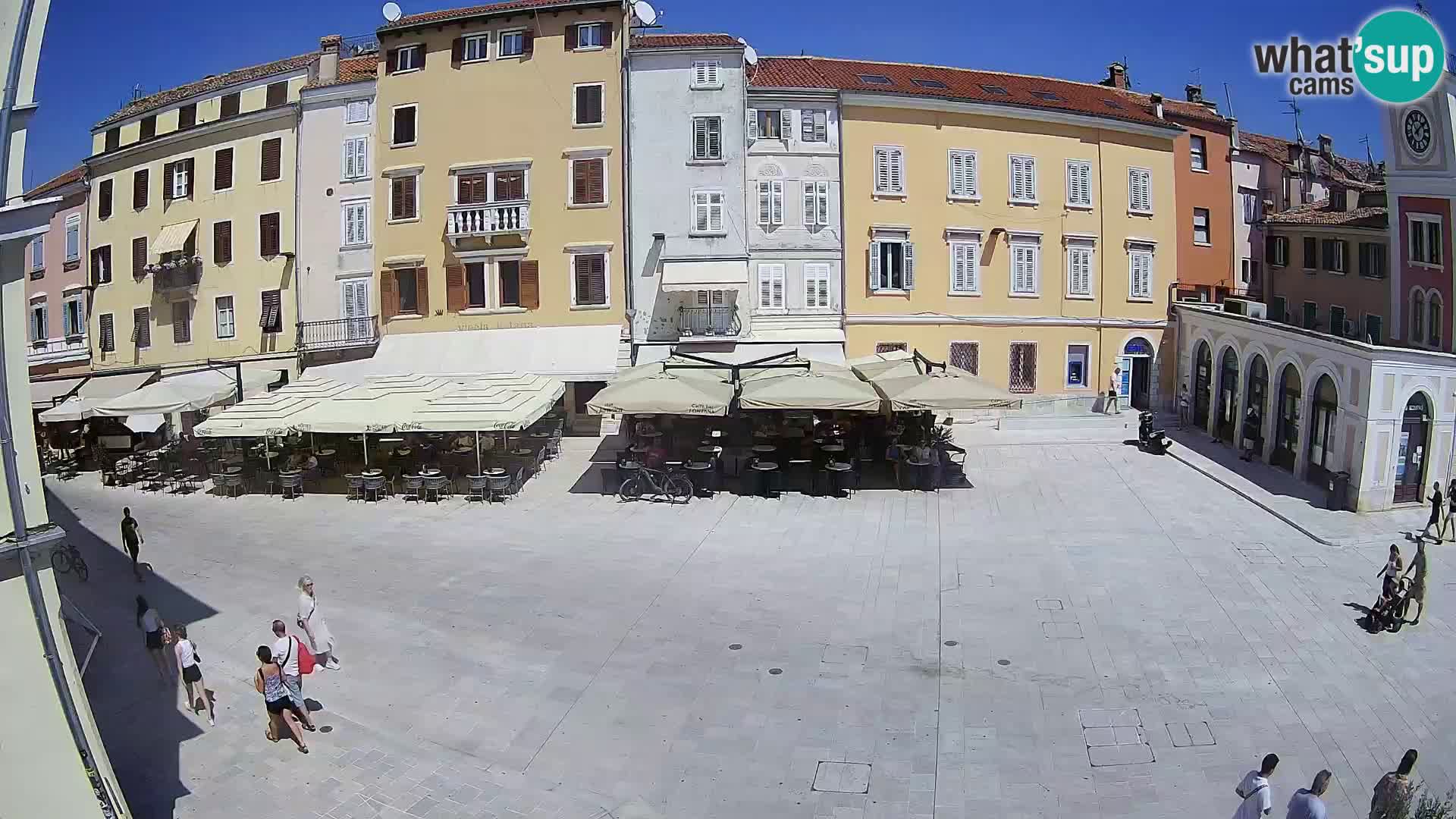 Webcam Rovinj Center – Plaza Principal