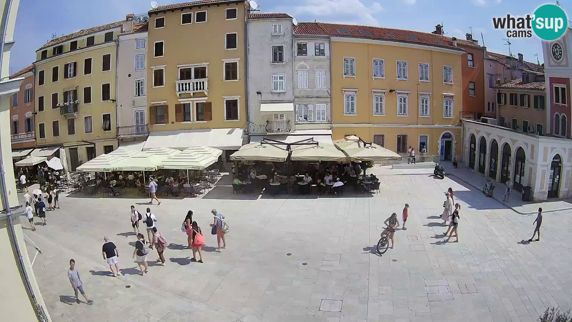Spletna kamera Rovinj Center – Glavni trg