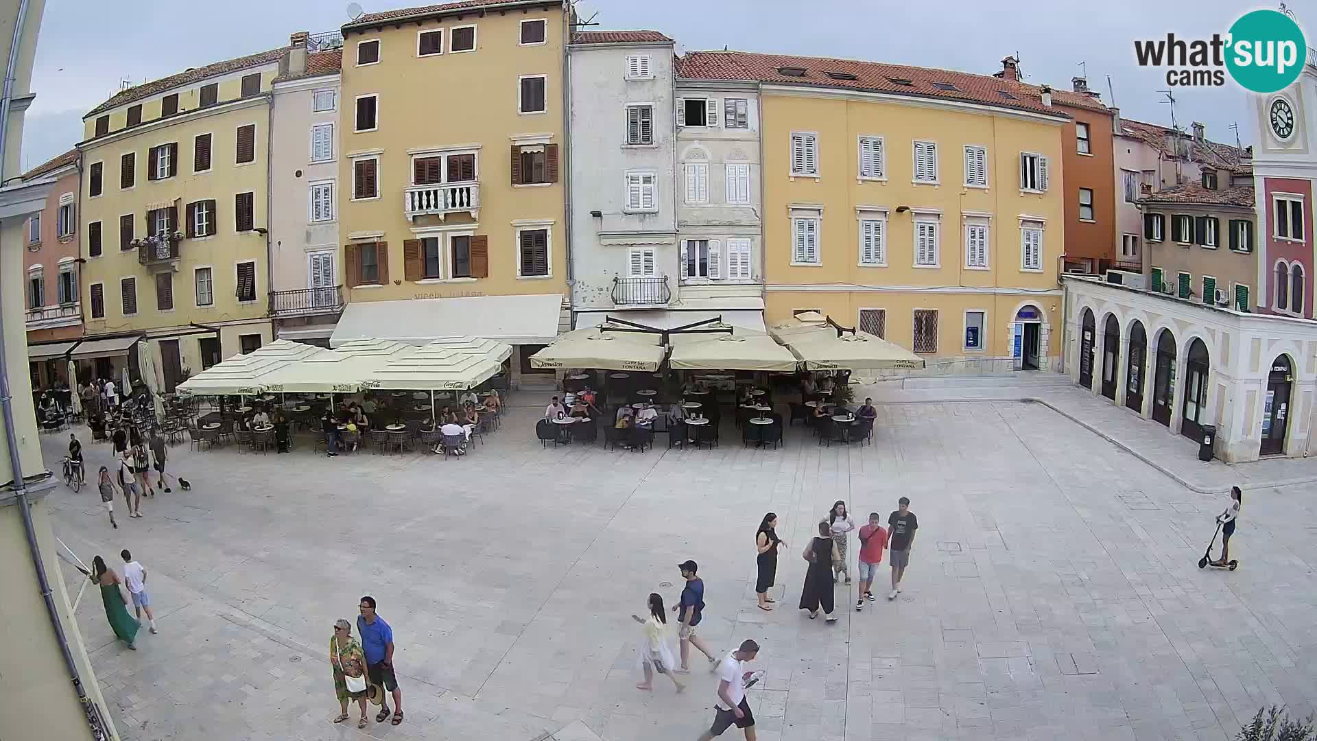 Webcam Rovinj Center – Plaza Principal