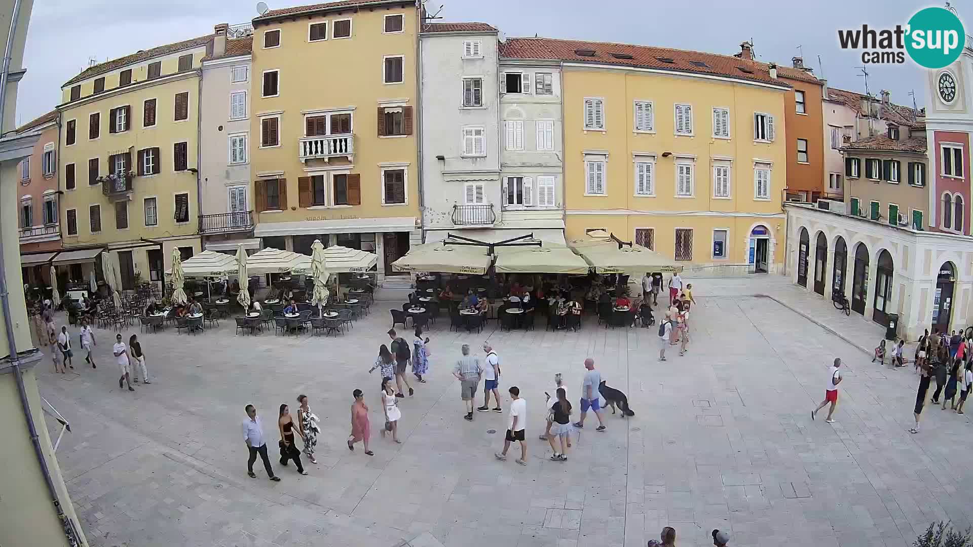 Webcam Rovinj Zentrum – Hauptplatz in Echtzeit