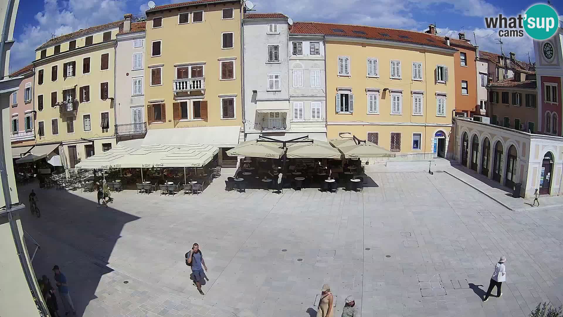 Webcam Rovinj Zentrum – Hauptplatz in Echtzeit