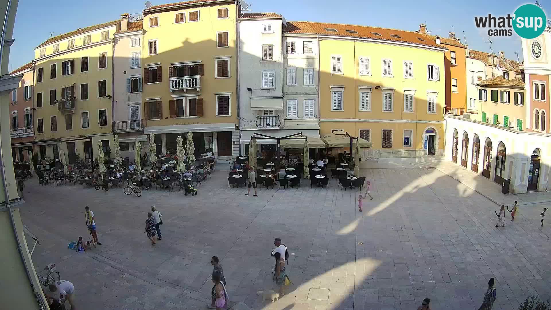 Webcam Rovinj Zentrum – Hauptplatz in Echtzeit