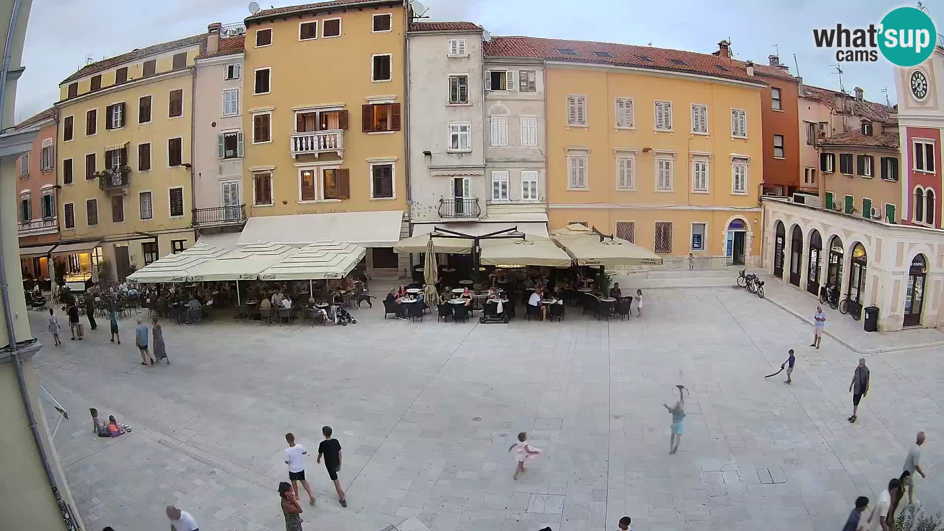 Webcam Rovinj Zentrum – Hauptplatz in Echtzeit