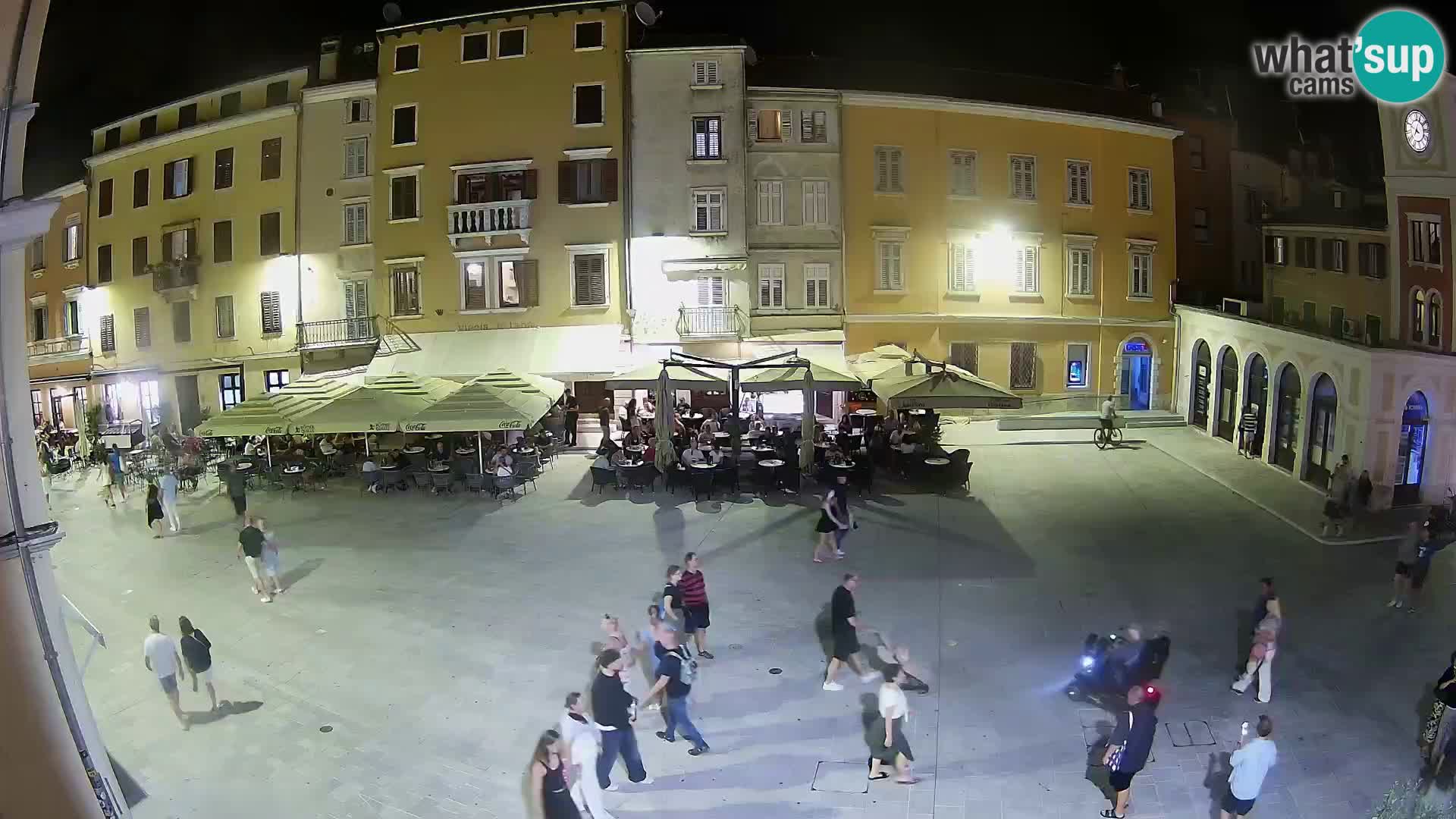 Webcam Rovinj Zentrum – Hauptplatz in Echtzeit