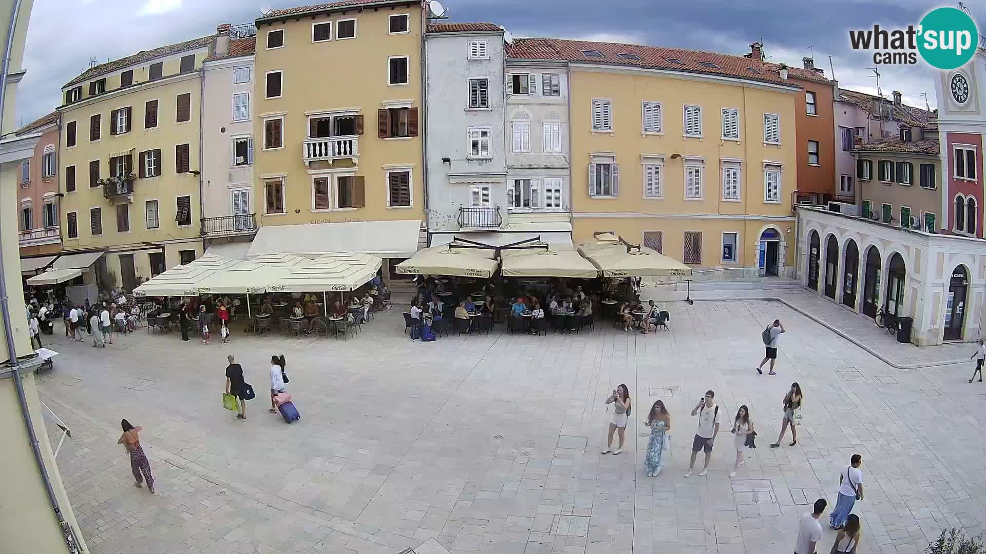 Webcam Rovinj Center – Plaza Principal