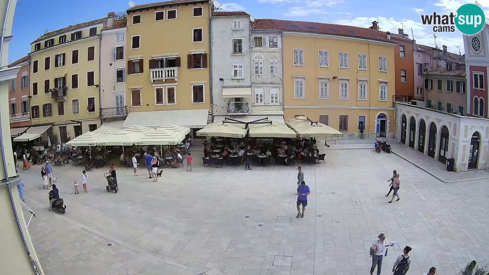 Webcam Rovinj Center – Plaza Principal