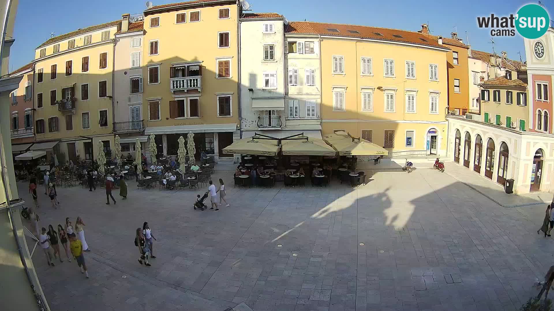 Webcam Rovinj Center – Plaza Principal