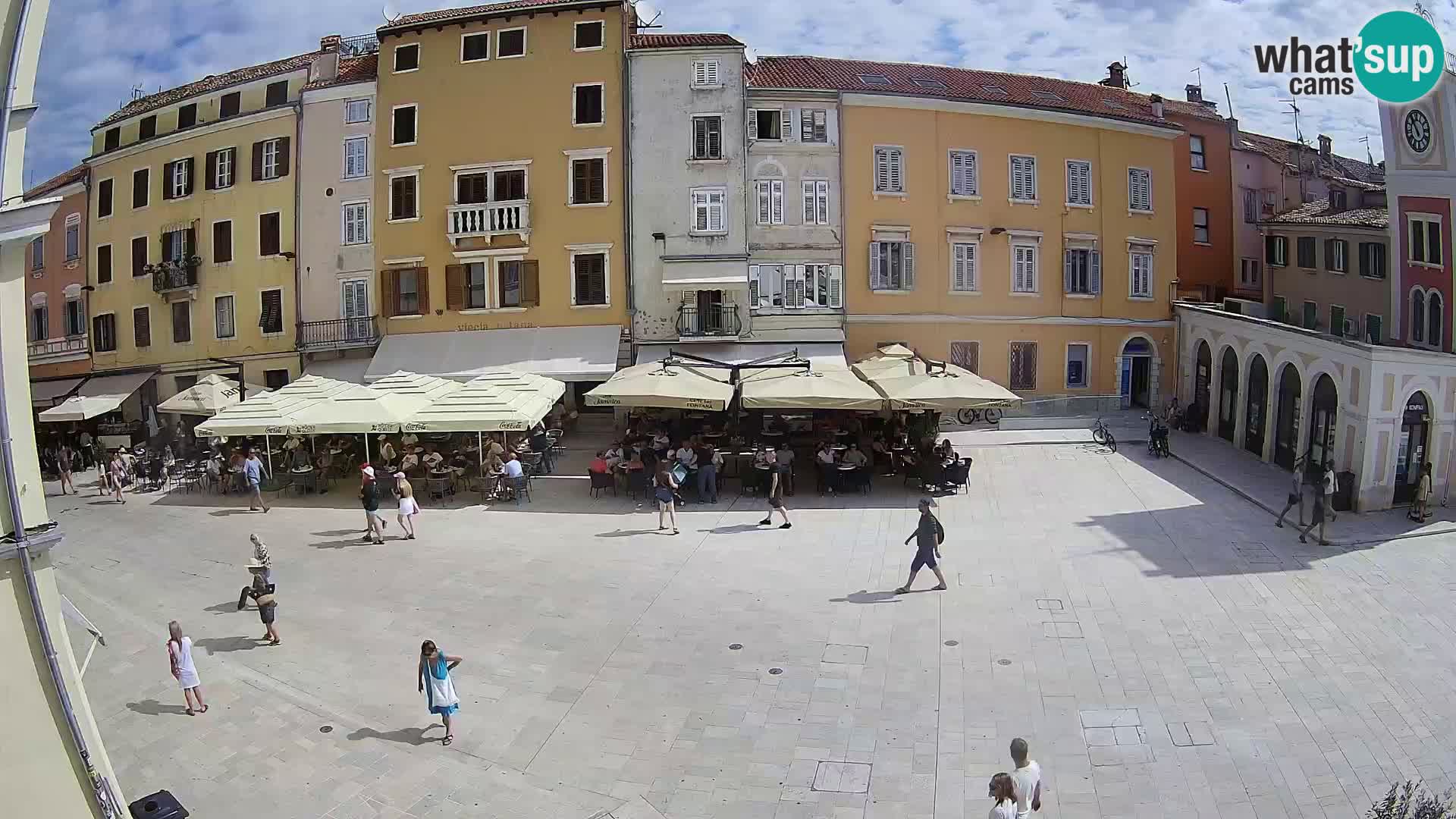 Webcam Rovinj Center – Plaza Principal