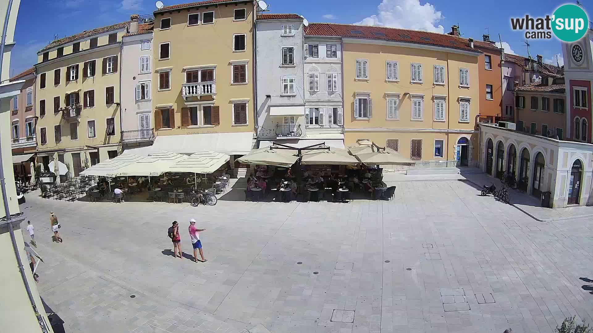 Webcam Rovinj Zentrum – Hauptplatz in Echtzeit