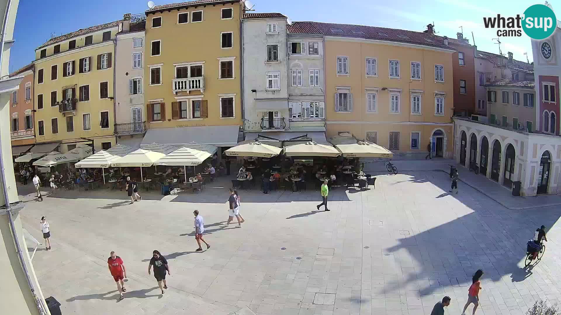 Webcam Rovinj Zentrum – Hauptplatz in Echtzeit