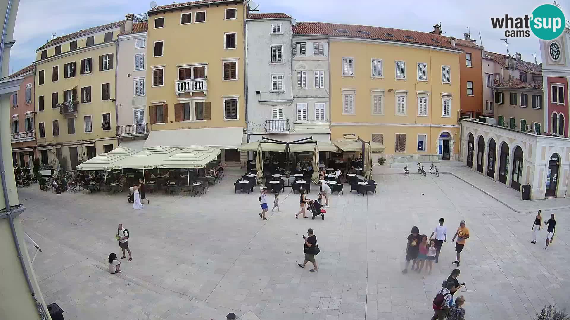 Webcam Rovinj Zentrum – Hauptplatz in Echtzeit