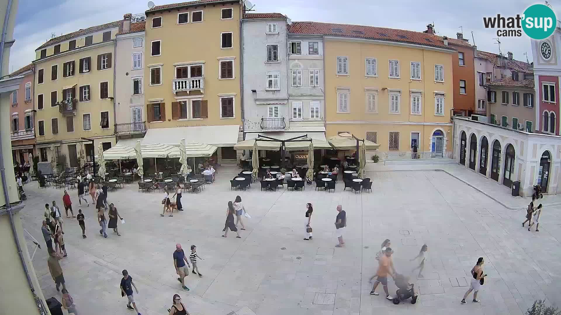 Webcam Rovinj Center – Plaza Principal