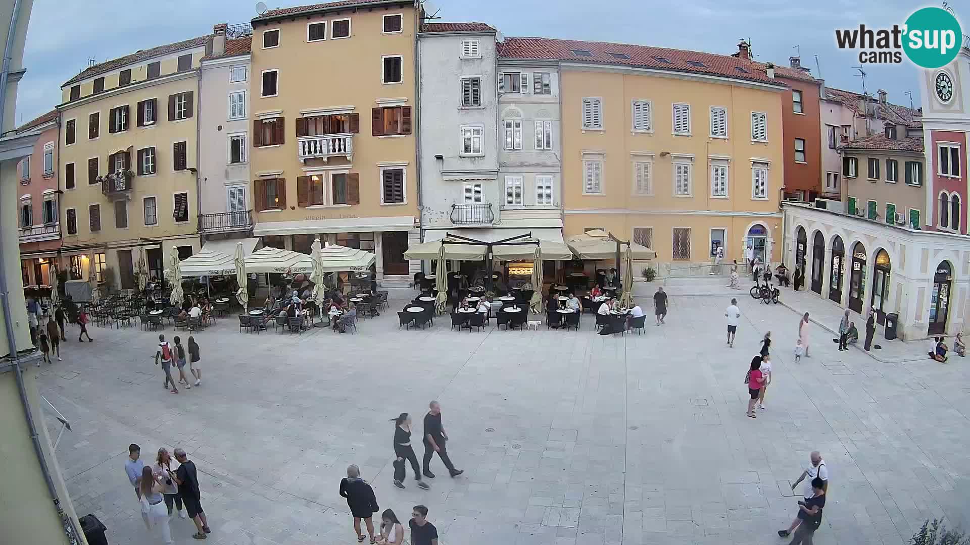 Webcam Rovinj Center – Plaza Principal
