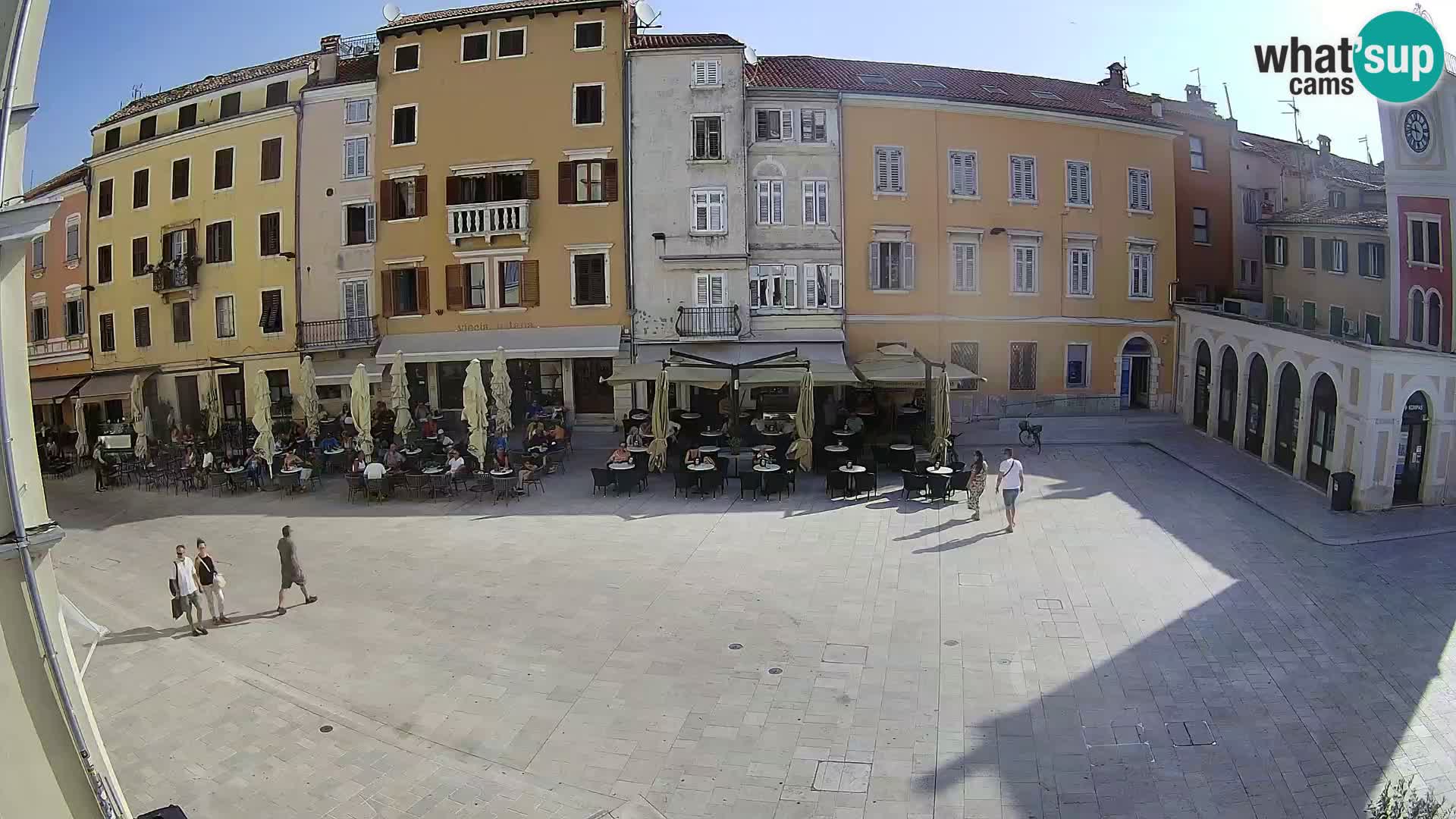 Webcam Rovinj Zentrum – Hauptplatz in Echtzeit