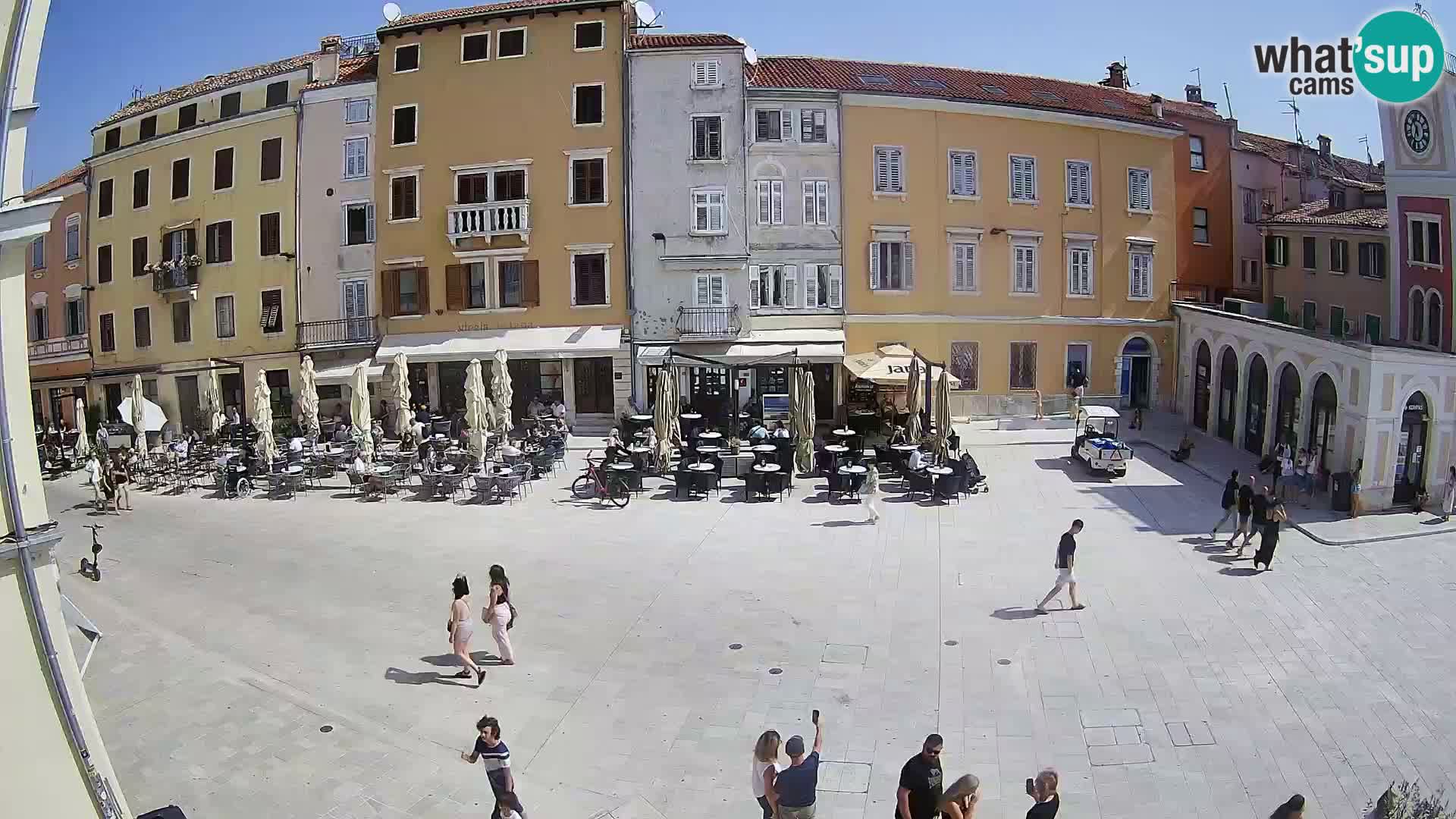 Webcam Rovinj Zentrum – Hauptplatz in Echtzeit