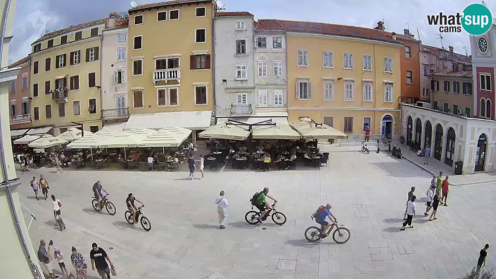 Webcam Rovinj Zentrum – Hauptplatz in Echtzeit
