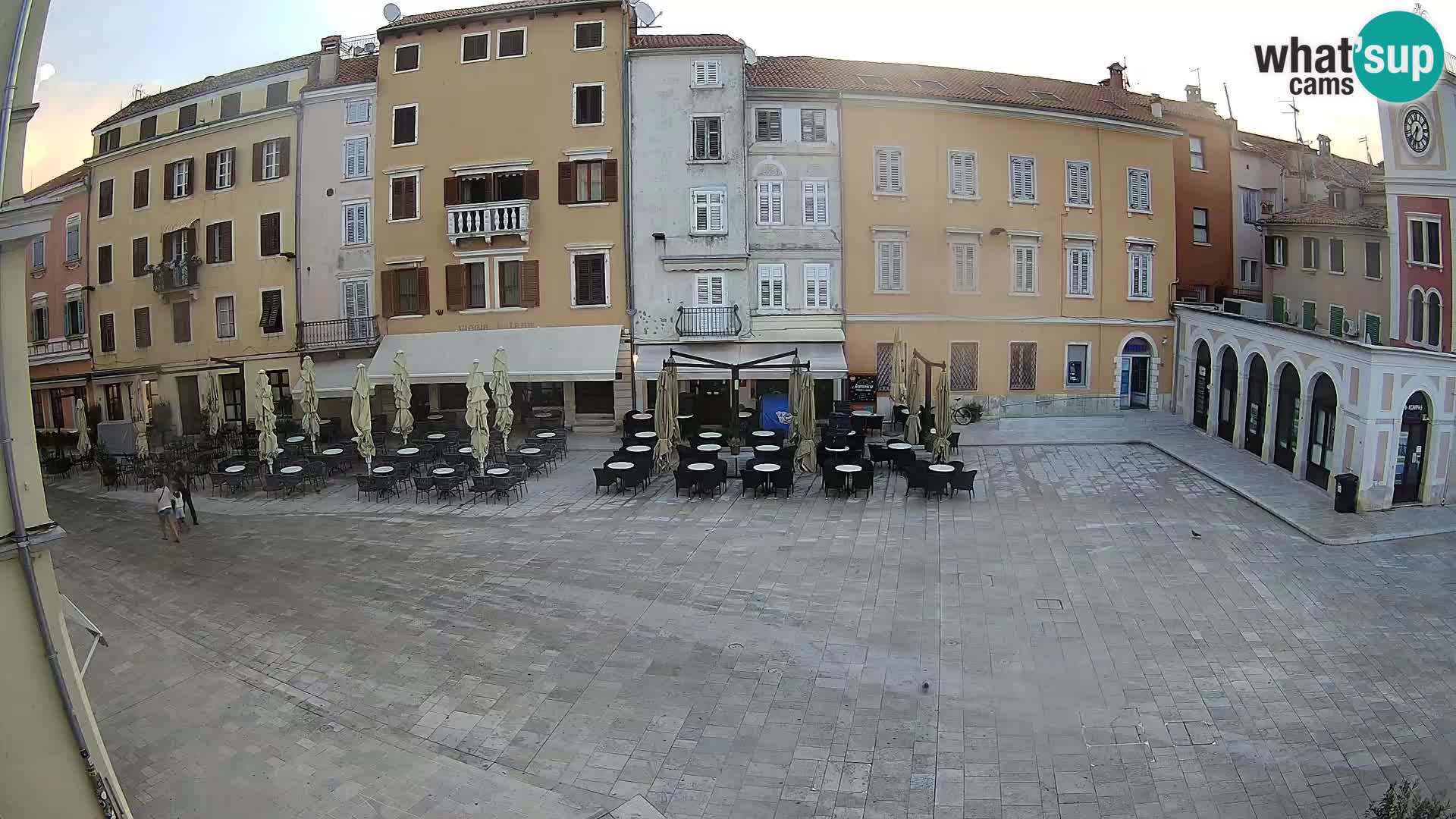 Webcam Rovinj Zentrum – Hauptplatz in Echtzeit