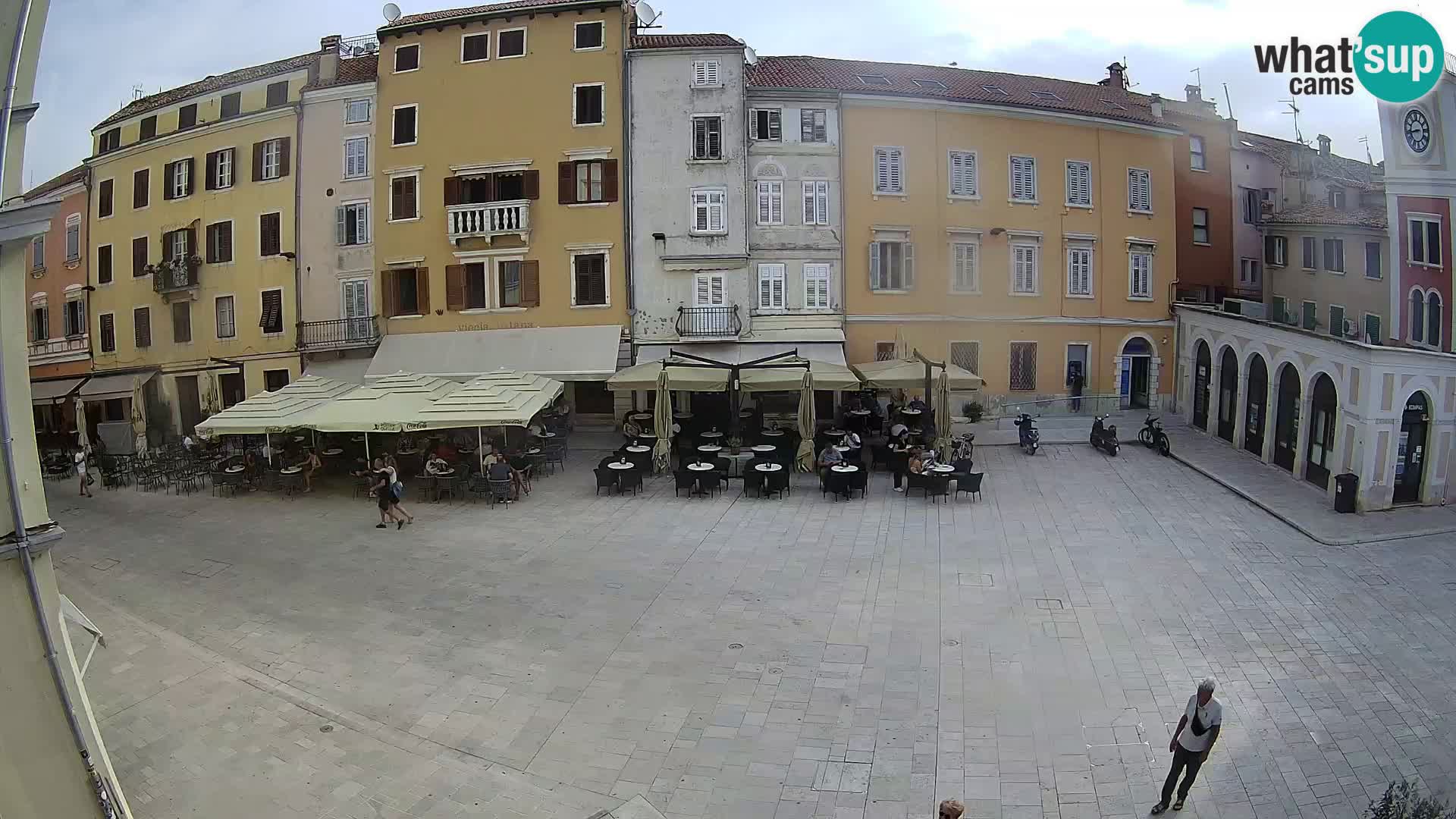 Webcam Rovinj Zentrum – Hauptplatz in Echtzeit