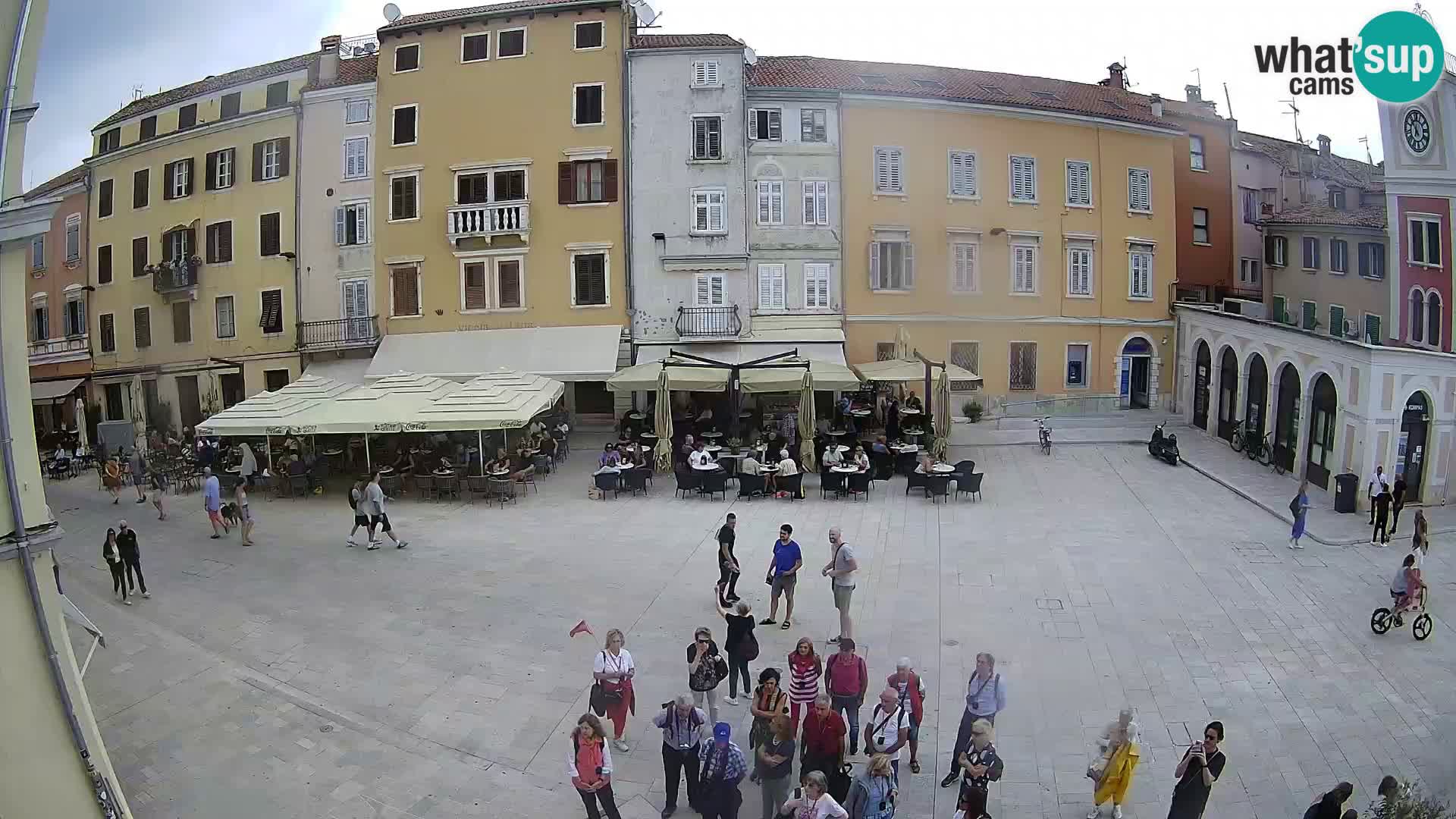 Webcam Rovinj Zentrum – Hauptplatz in Echtzeit