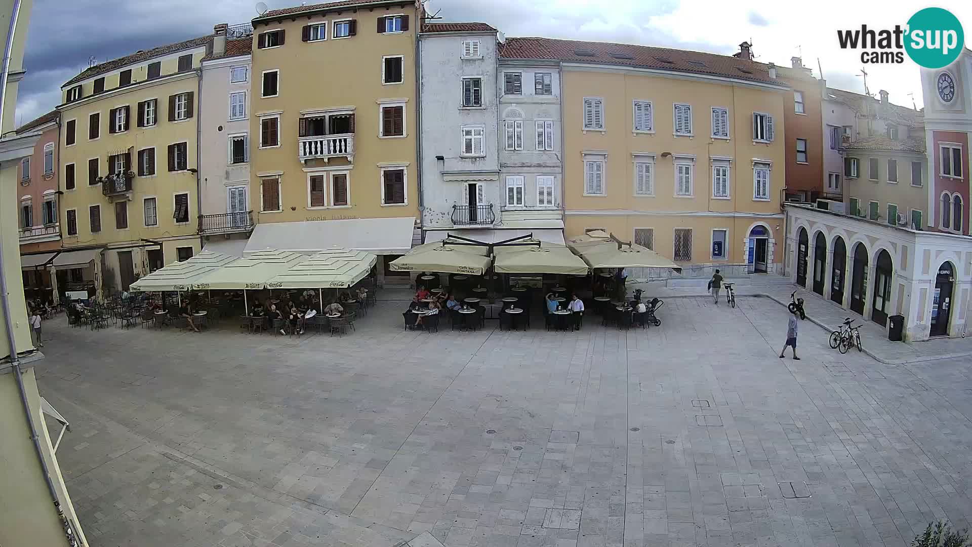 Webcam Rovinj Zentrum – Hauptplatz in Echtzeit