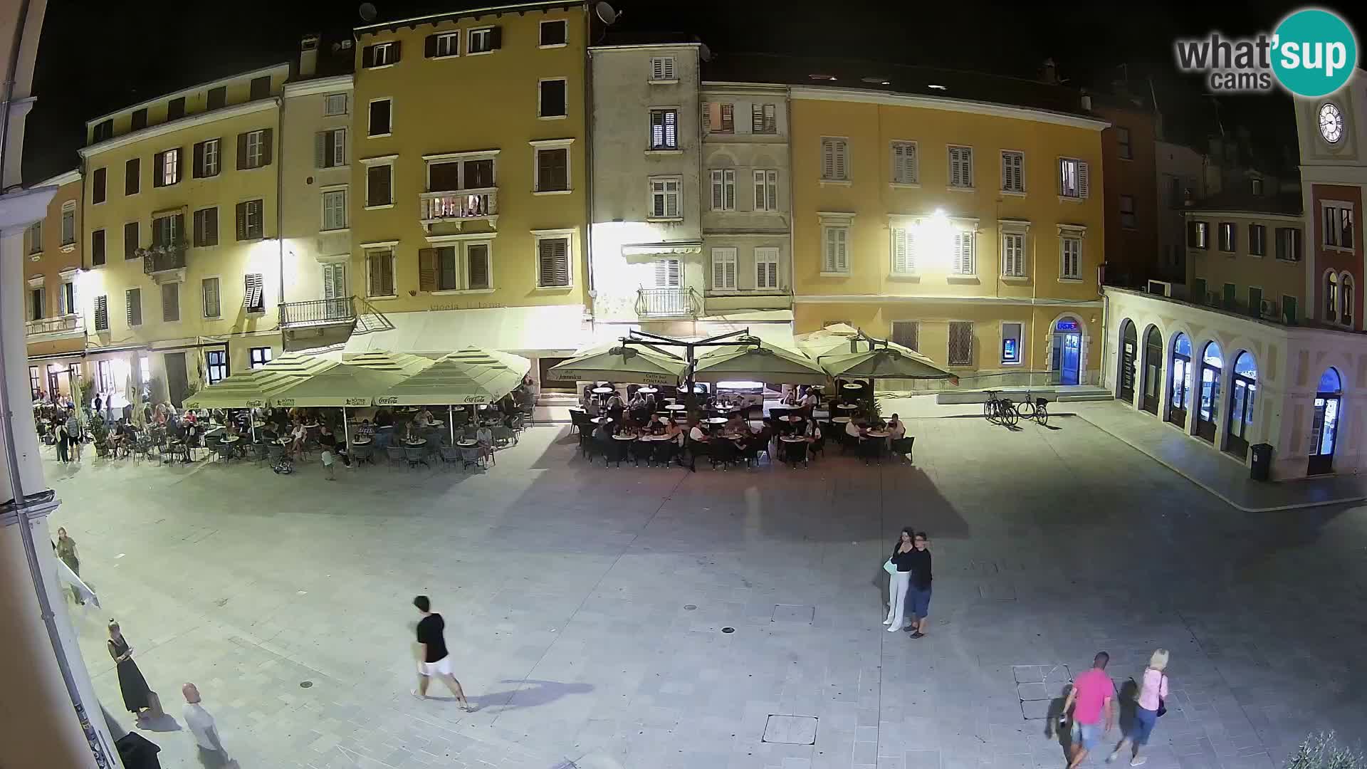 Webcam Rovinj Zentrum – Hauptplatz in Echtzeit