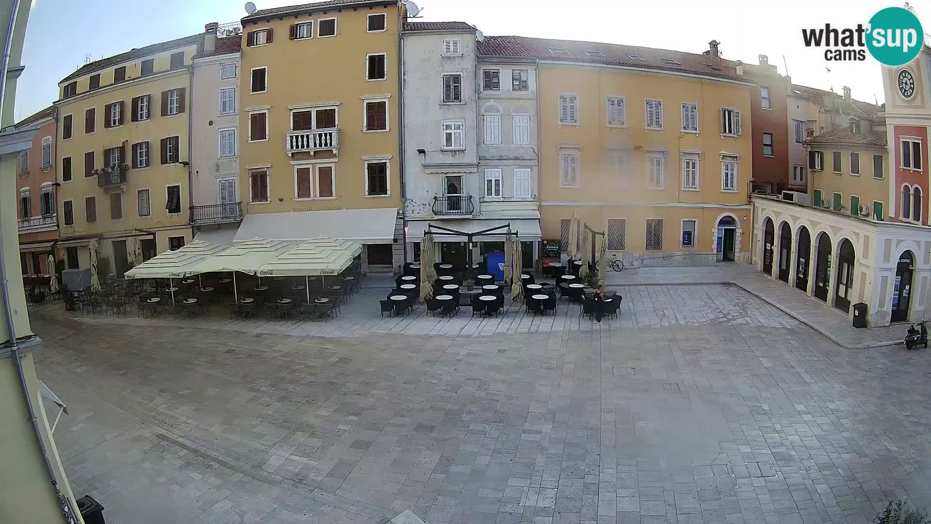 Webcam Rovinj Zentrum – Hauptplatz in Echtzeit