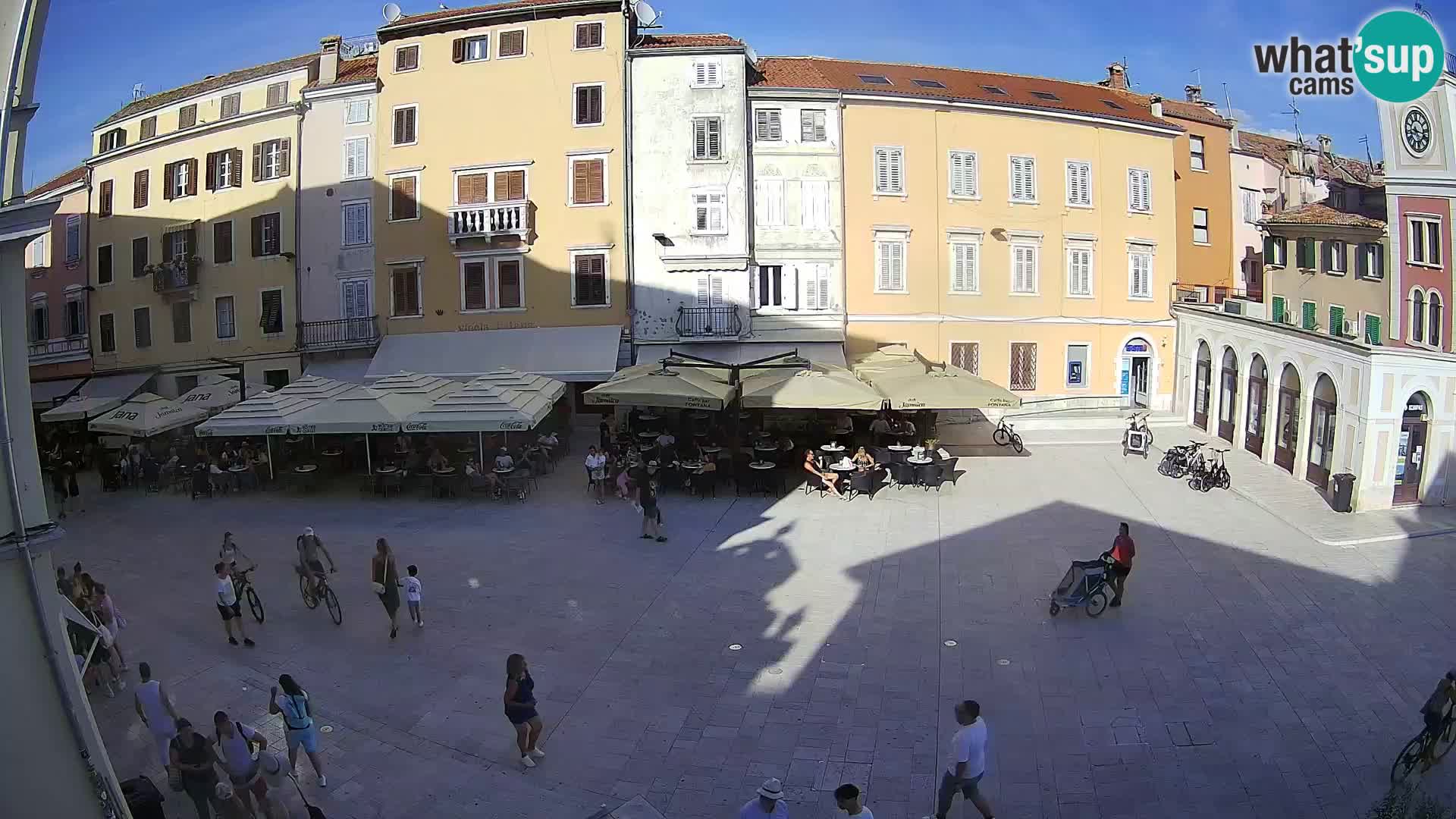 Webcam Rovinj Zentrum – Hauptplatz in Echtzeit