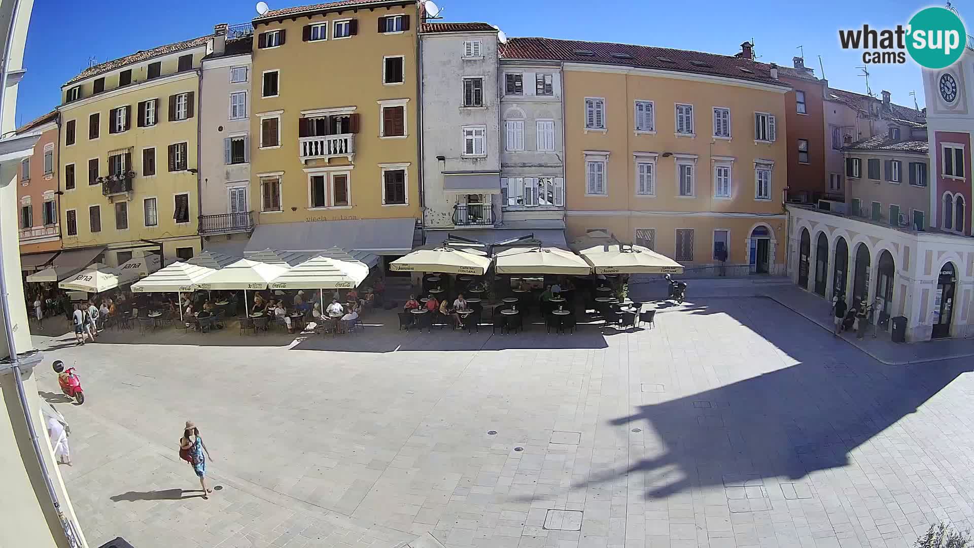 Webcam Rovinj Center – Plaza Principal