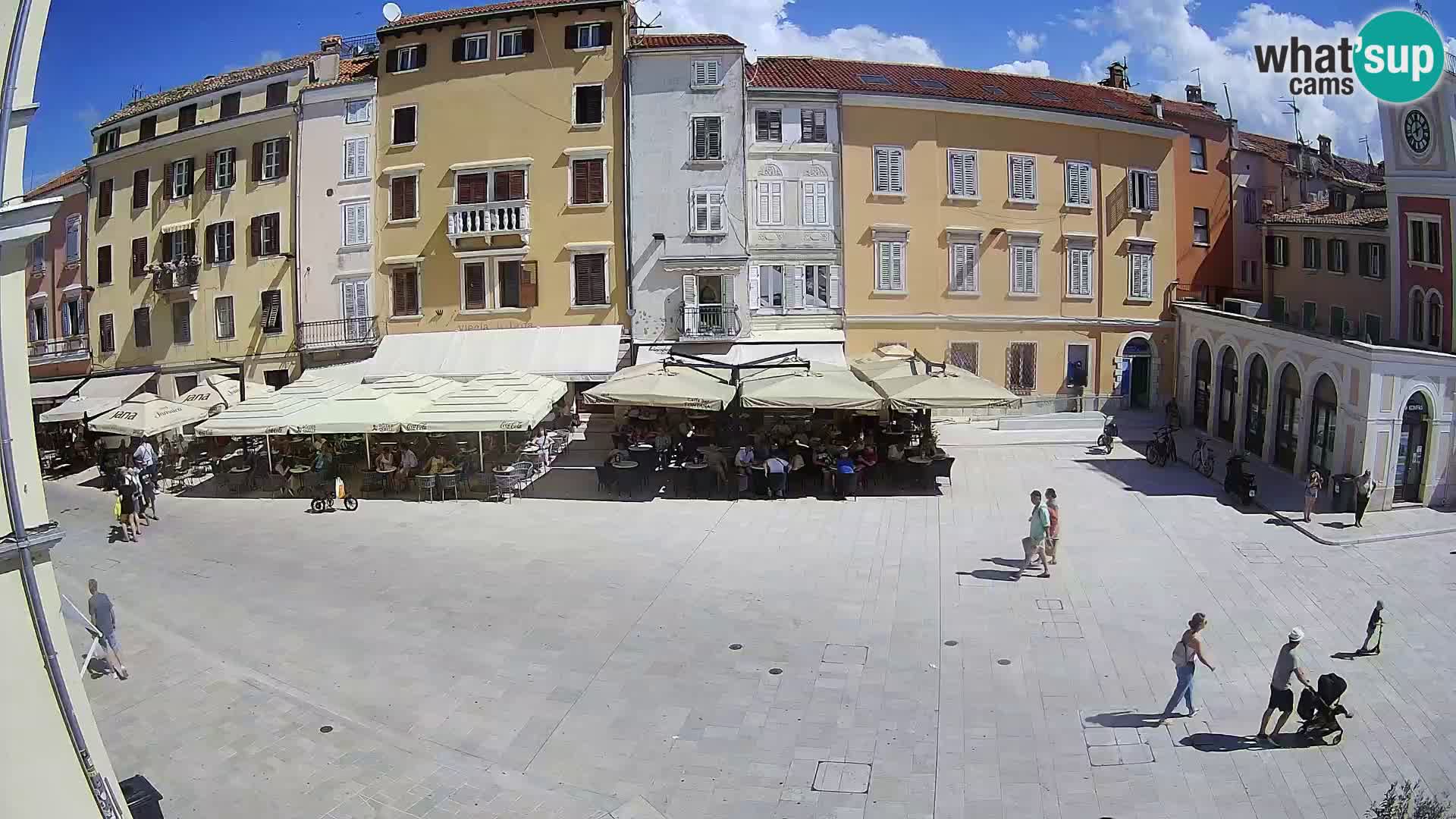 Webcam Rovinj Centre – Place Principale