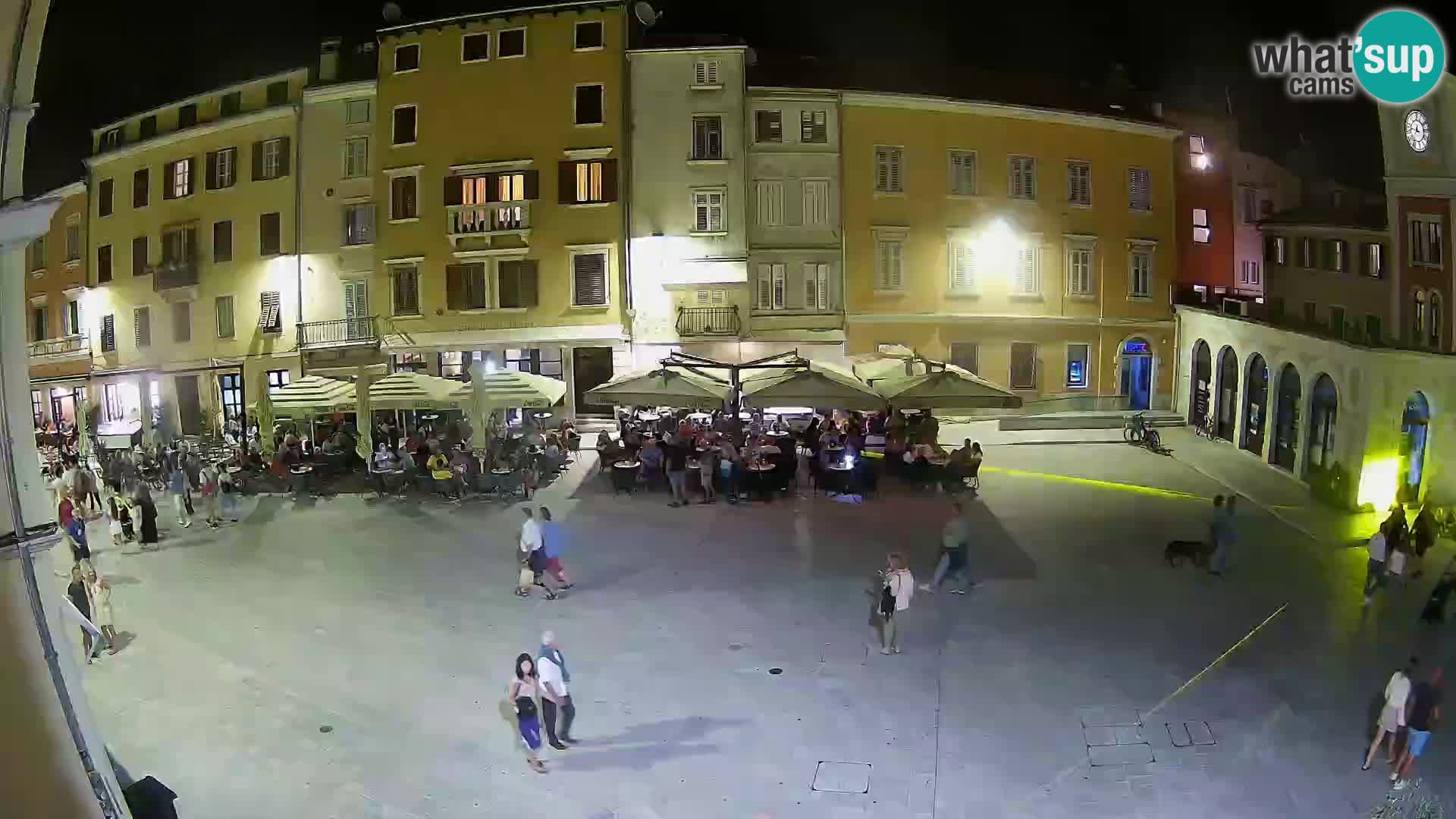 Webcam Rovinj Zentrum – Hauptplatz in Echtzeit