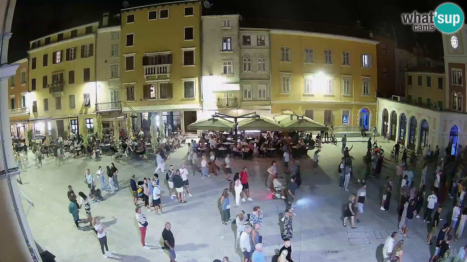 Webcam Rovinj Zentrum – Hauptplatz in Echtzeit