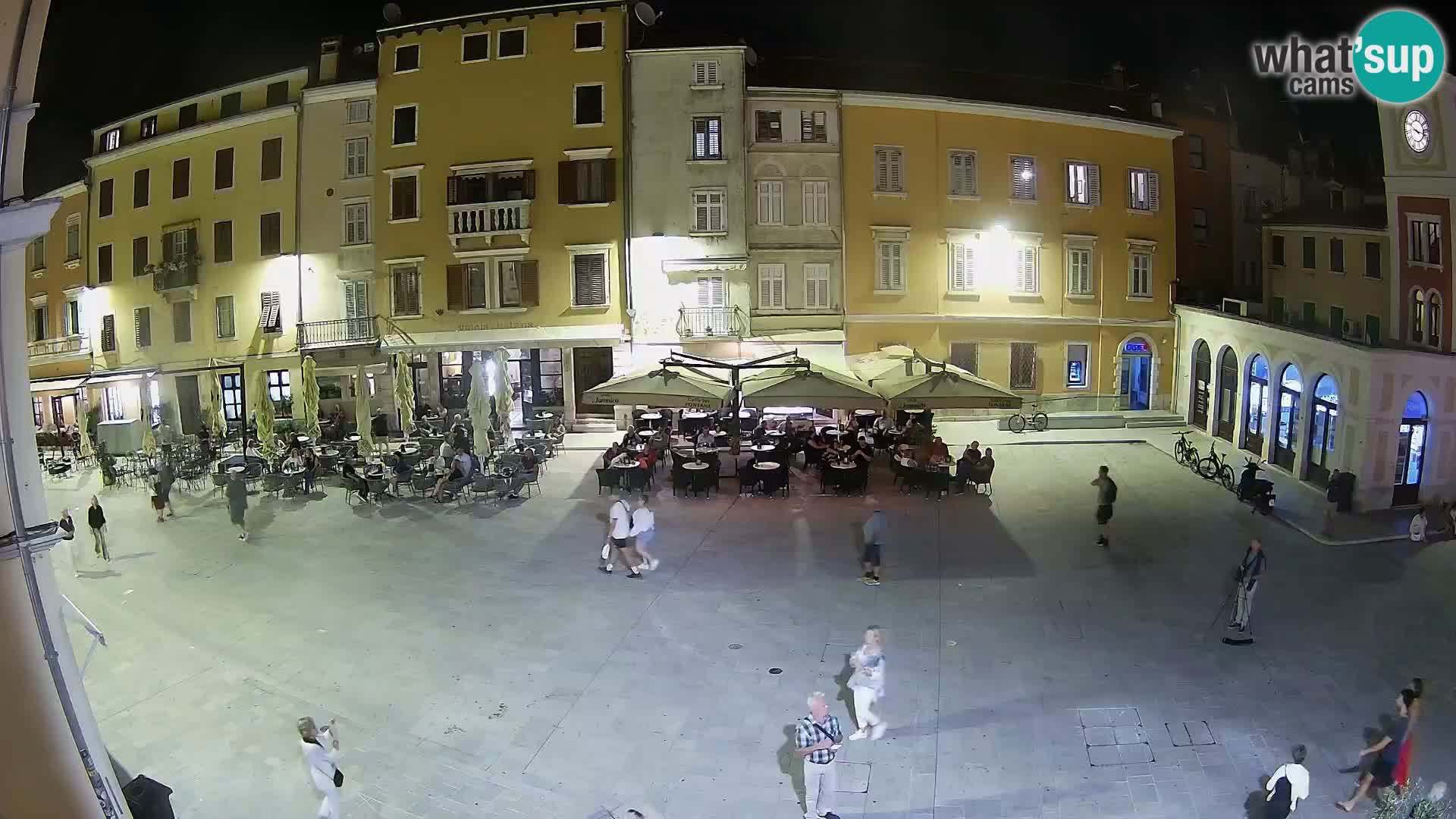 Webcam Rovinj Zentrum – Hauptplatz in Echtzeit
