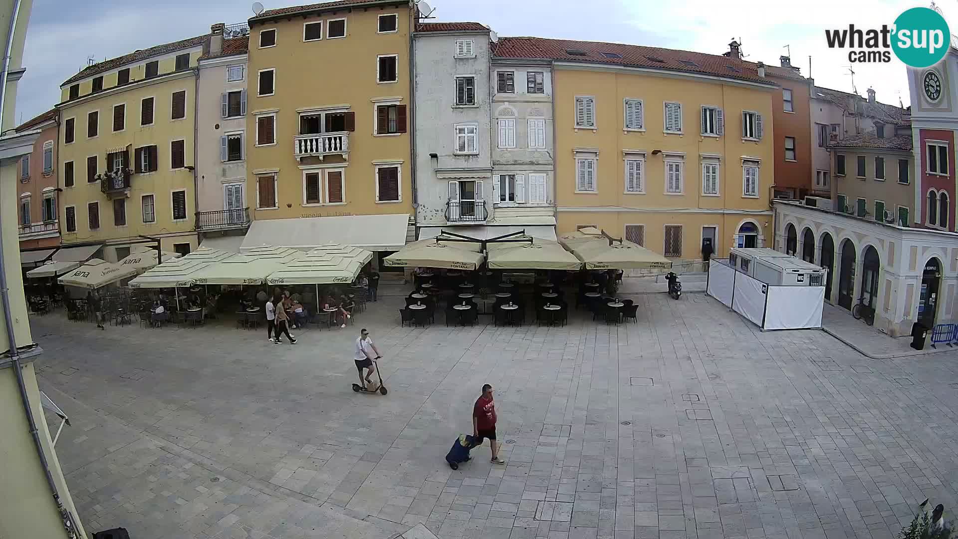 Webcam Rovinj Zentrum – Hauptplatz in Echtzeit