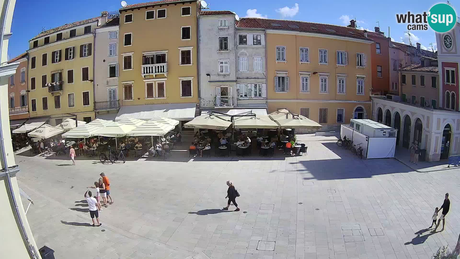 Webcam Rovinj Center – Plaza Principal