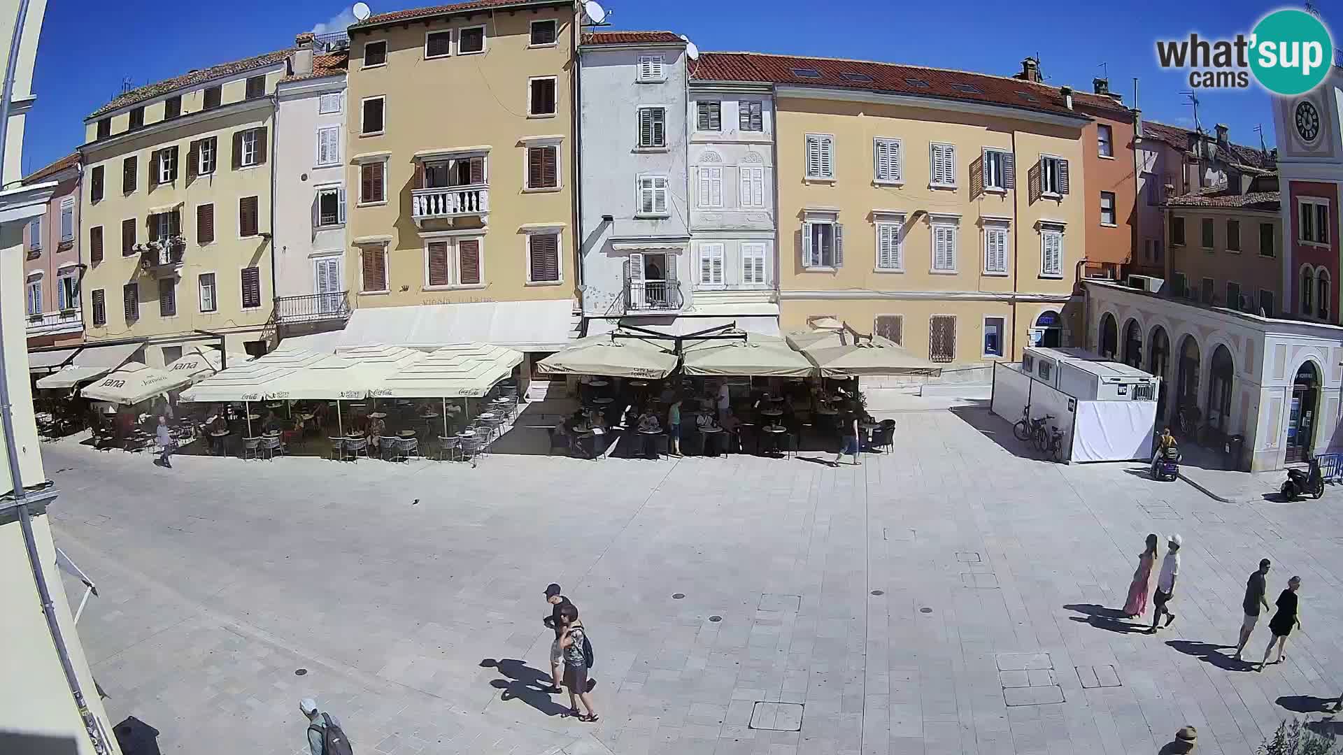 Webcam Rovinj Center – Plaza Principal