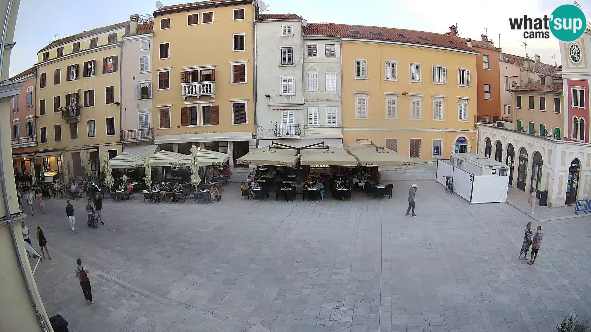 Webcam Rovinj Zentrum – Hauptplatz in Echtzeit