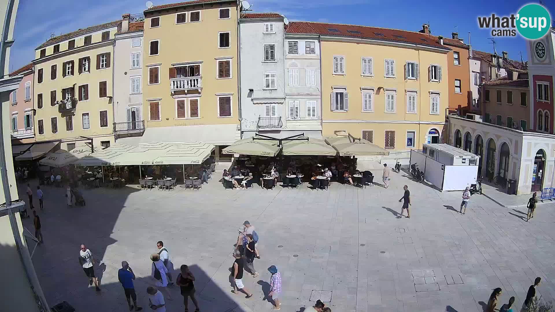 Webcam Rovinj Zentrum – Hauptplatz in Echtzeit