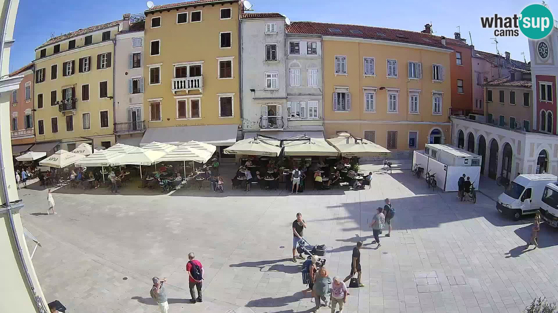 Webcam Rovinj Center – Plaza Principal