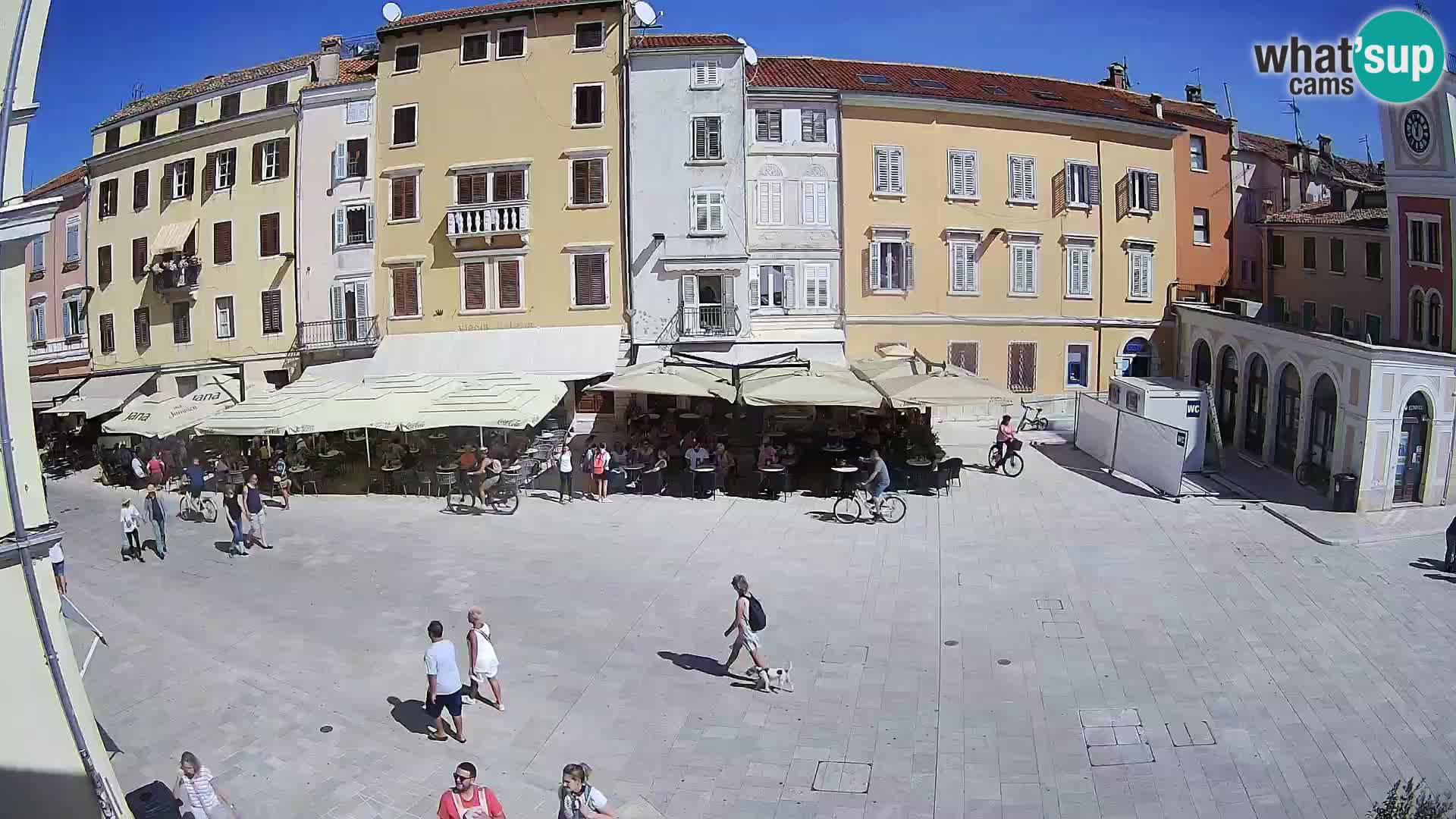 Spletna kamera Rovinj Center – Glavni trg