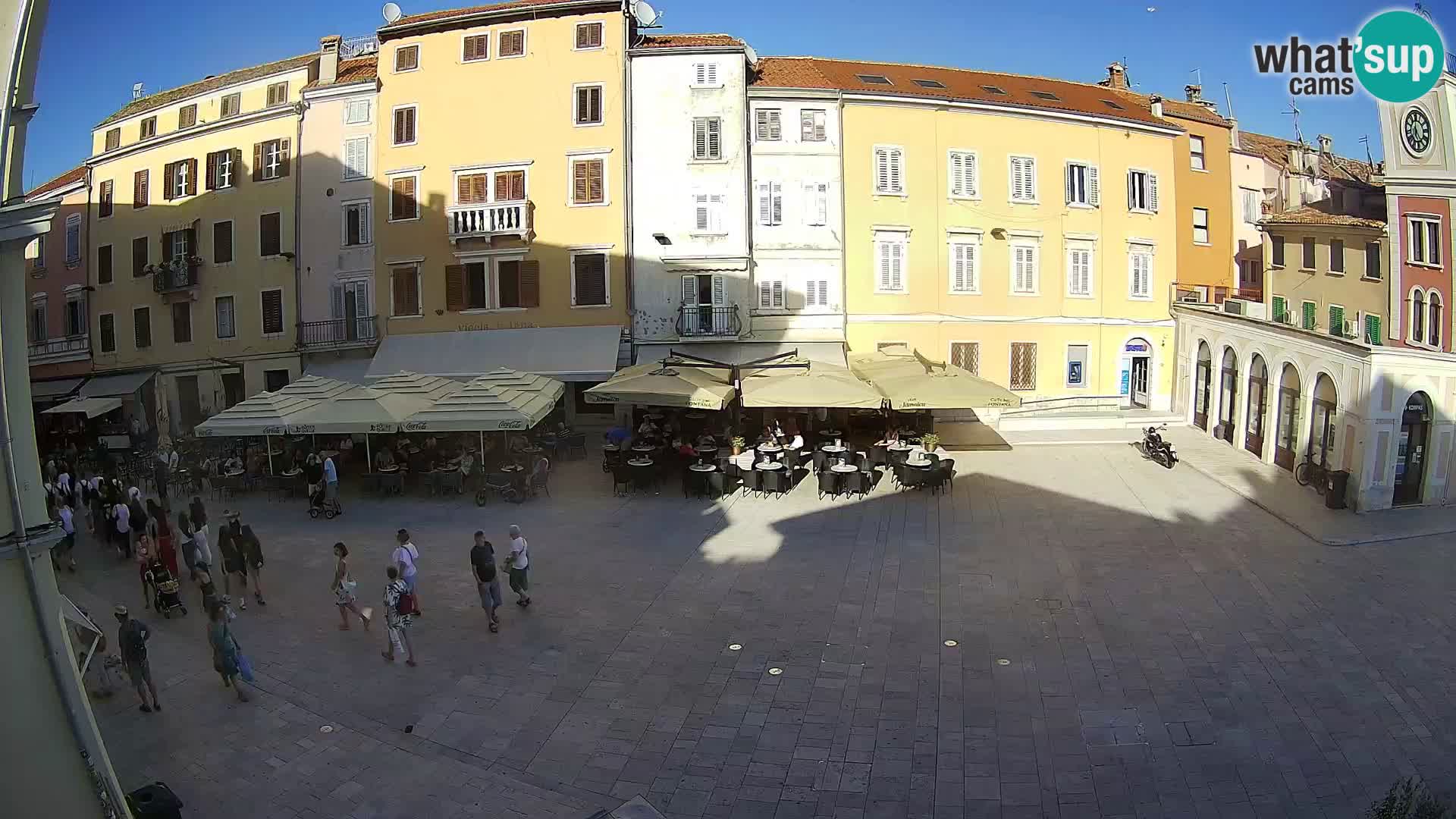 Webcam Rovinj Zentrum – Hauptplatz in Echtzeit