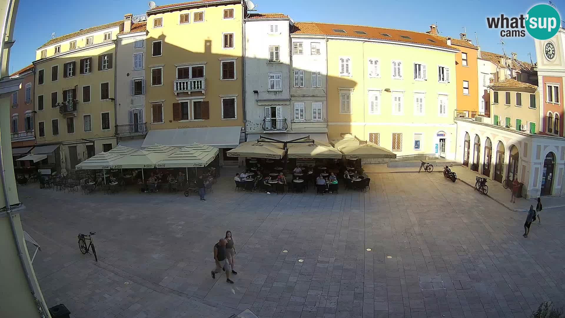 Webcam Rovinj Zentrum – Hauptplatz in Echtzeit