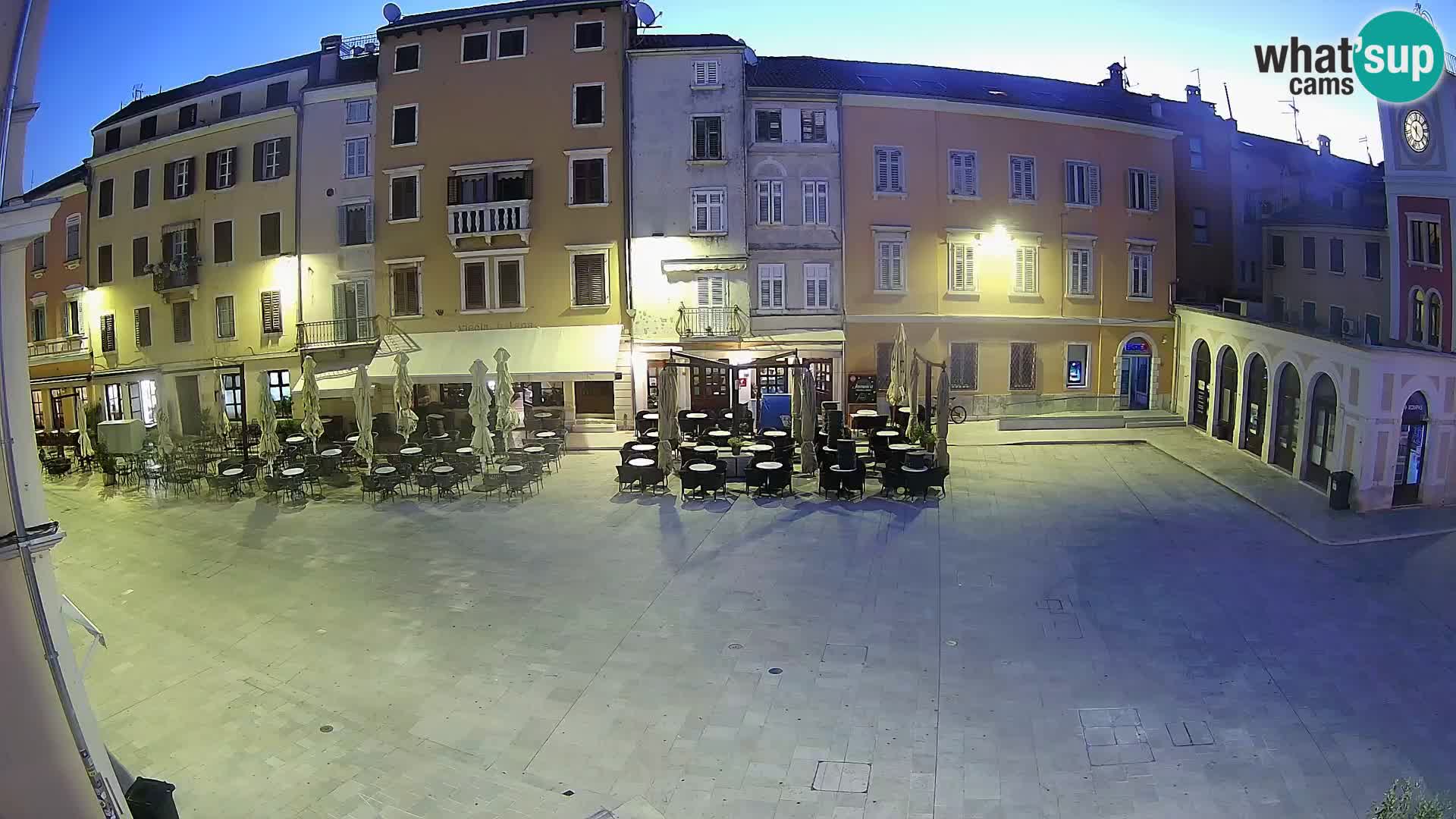 Webcam Rovinj Zentrum – Hauptplatz in Echtzeit