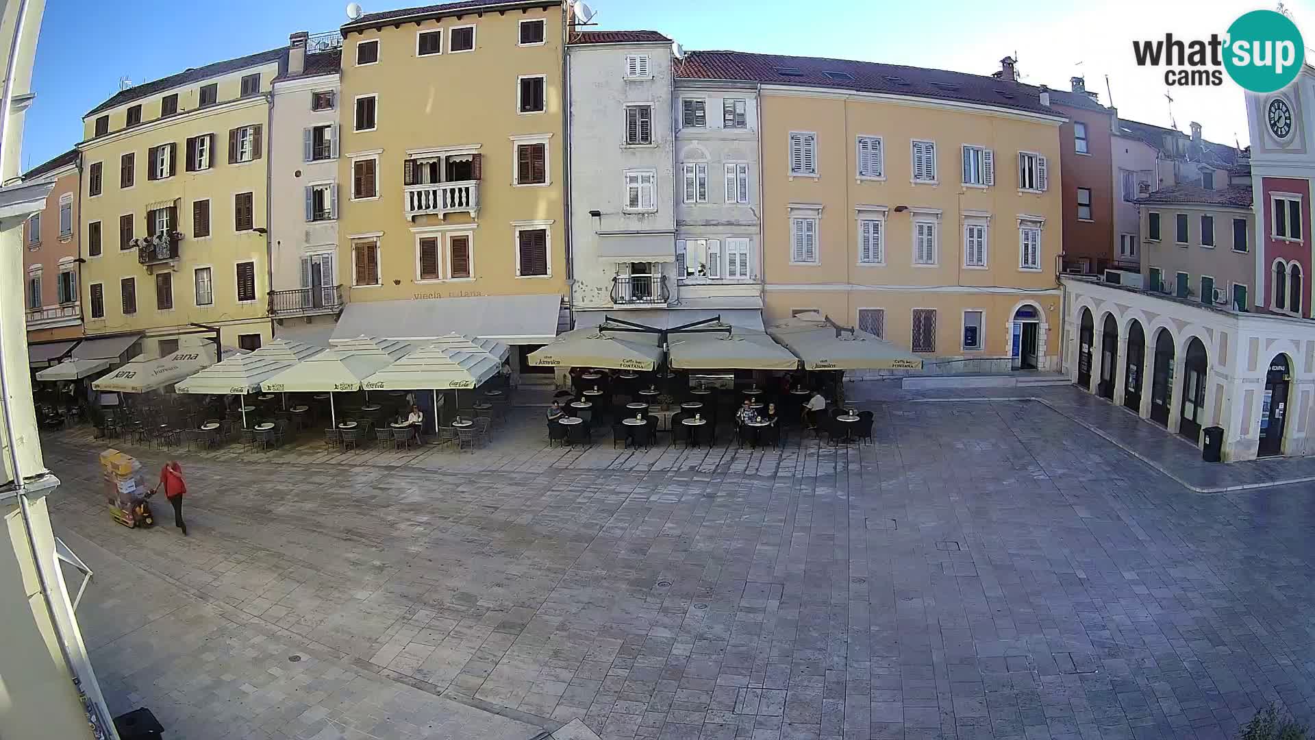 Webcam Rovinj Center – Plaza Principal