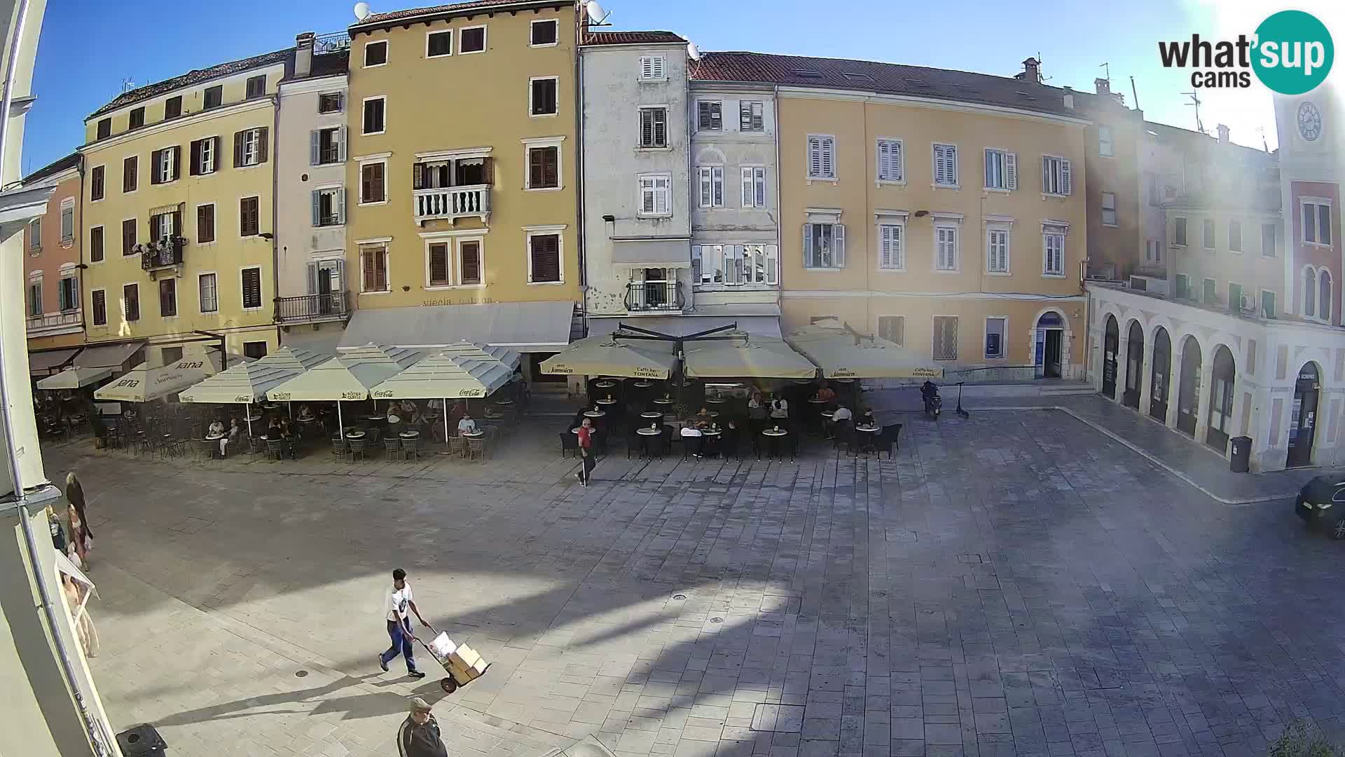 Webcam Rovinj Zentrum – Hauptplatz in Echtzeit