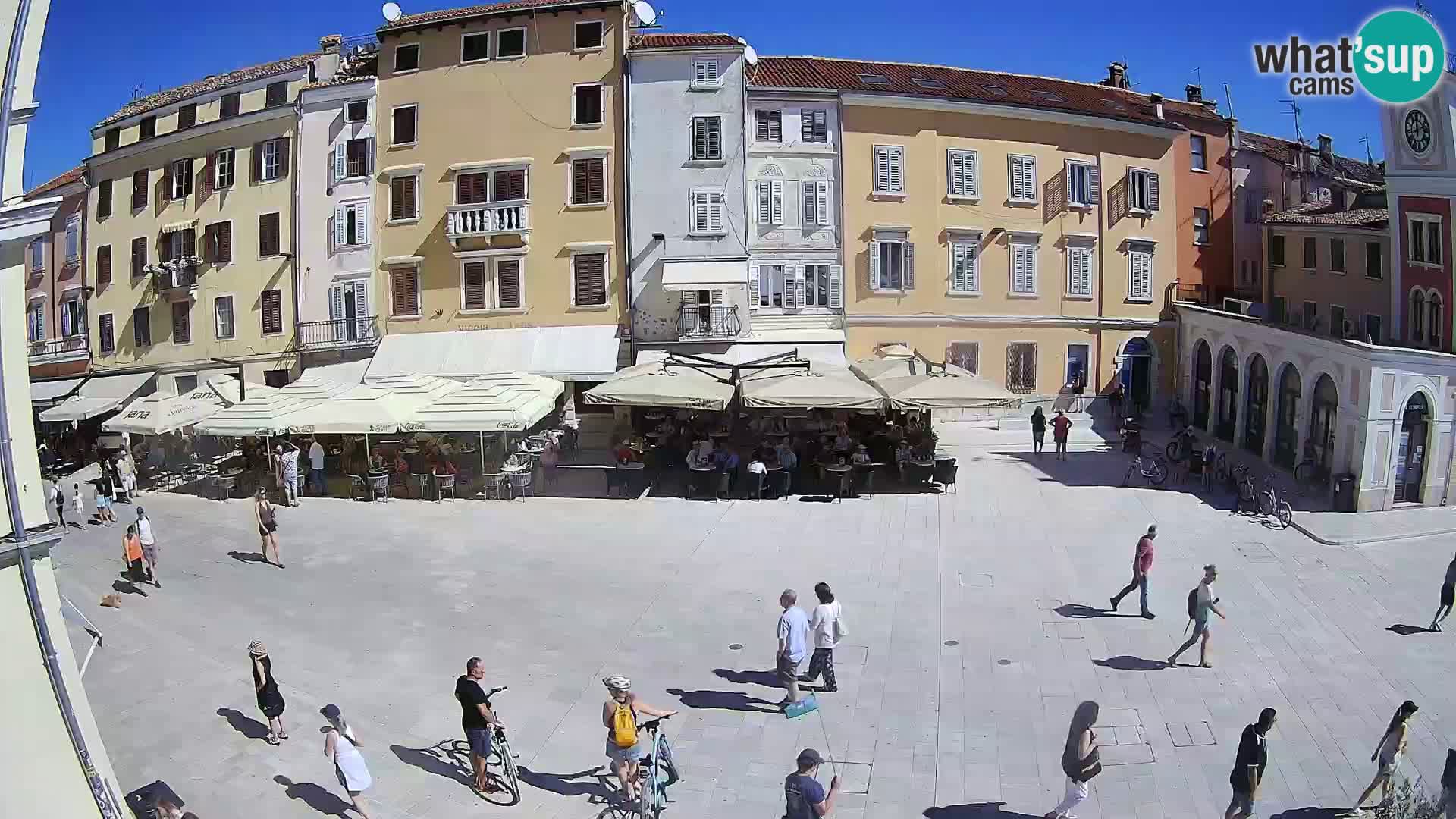 Spletna kamera Rovinj Center – Glavni trg