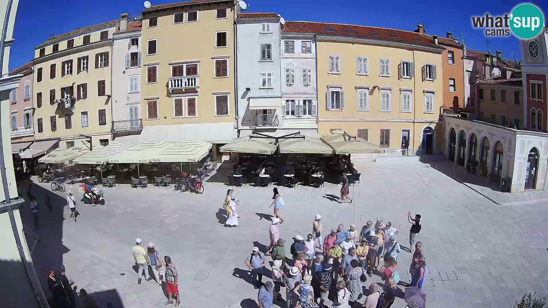 Webcam Rovinj Center – Plaza Principal