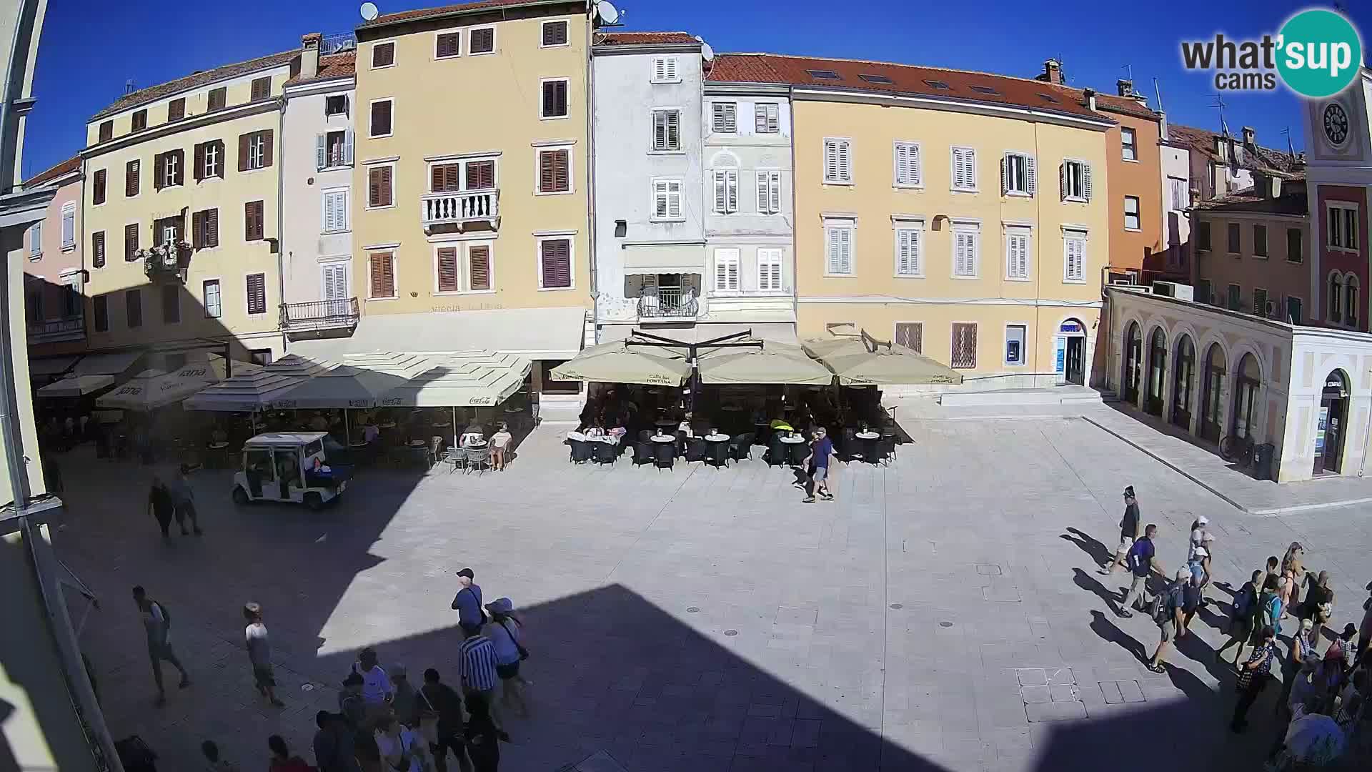 Webcam Rovinj Zentrum – Hauptplatz in Echtzeit
