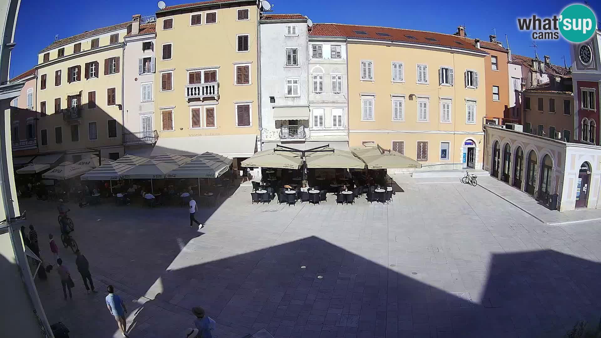 Webcam Rovinj Zentrum – Hauptplatz in Echtzeit