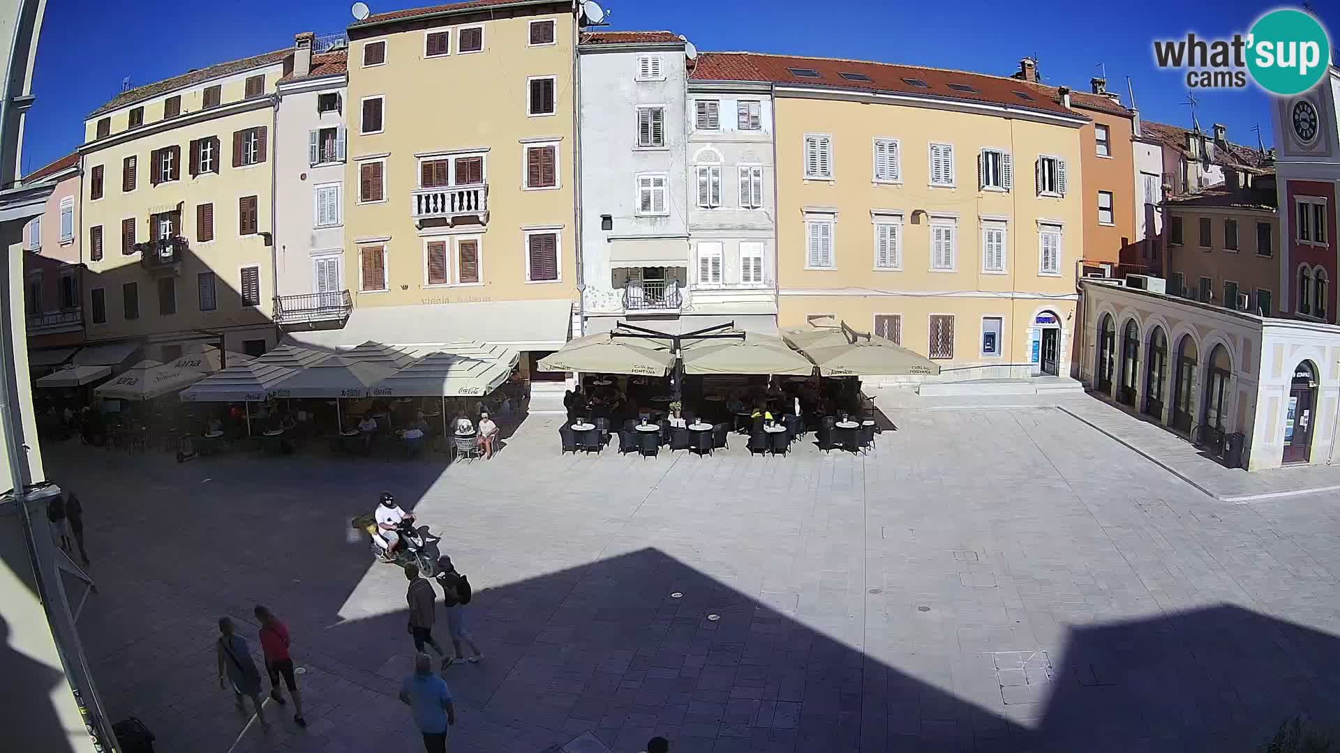 Webcam Rovinj Zentrum – Hauptplatz in Echtzeit