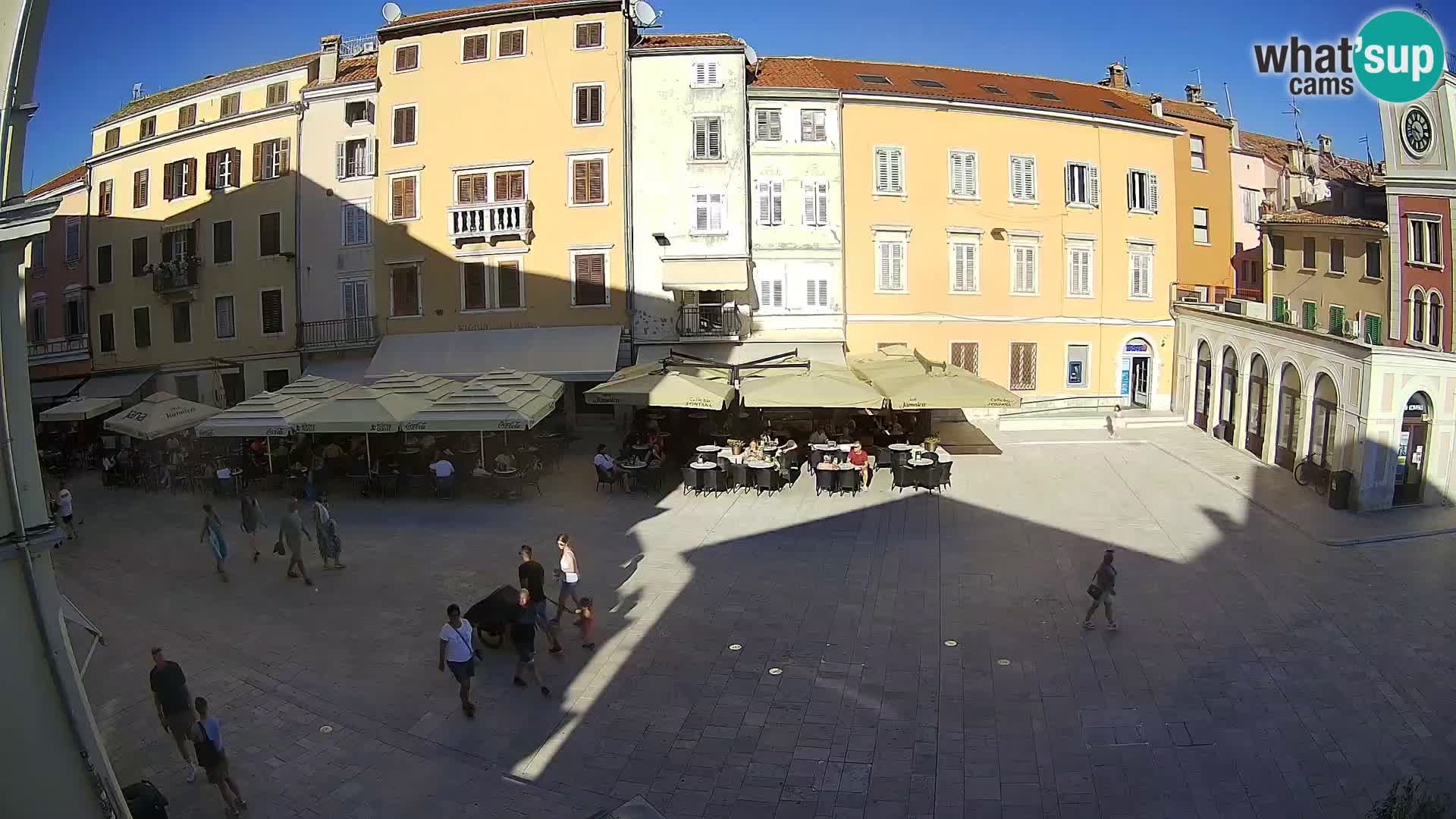 Webcam Rovinj Zentrum – Hauptplatz in Echtzeit